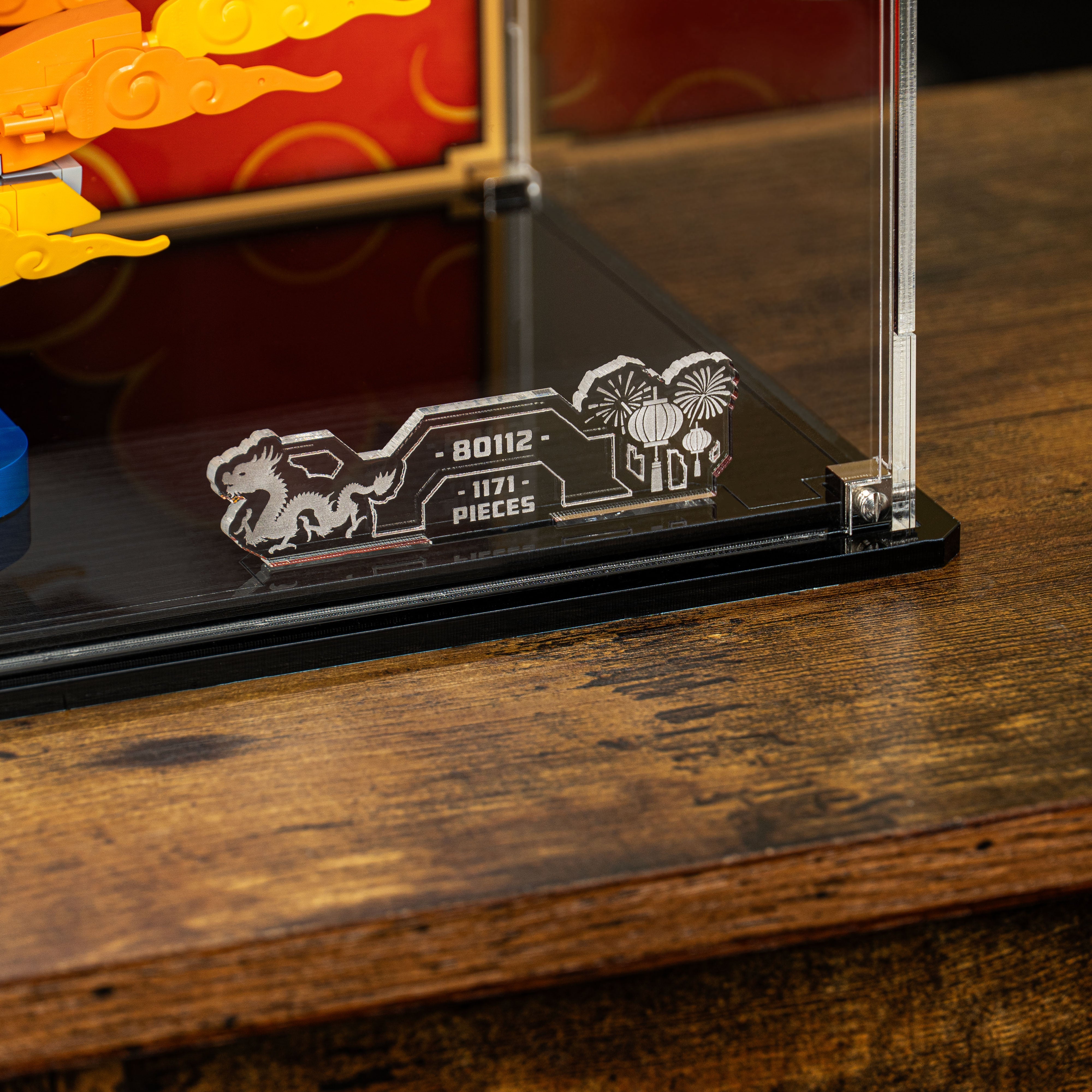 Display Case for LEGO® Spring Festival Auspicious Dragon (80112)