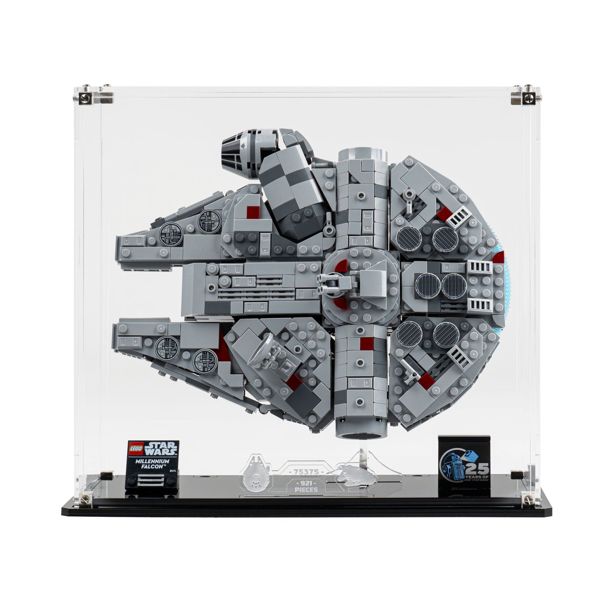 Horizontal & Angled Display Cases for LEGO® Star Wars™ Midi Scale Millennium Falcon™ (75375)
