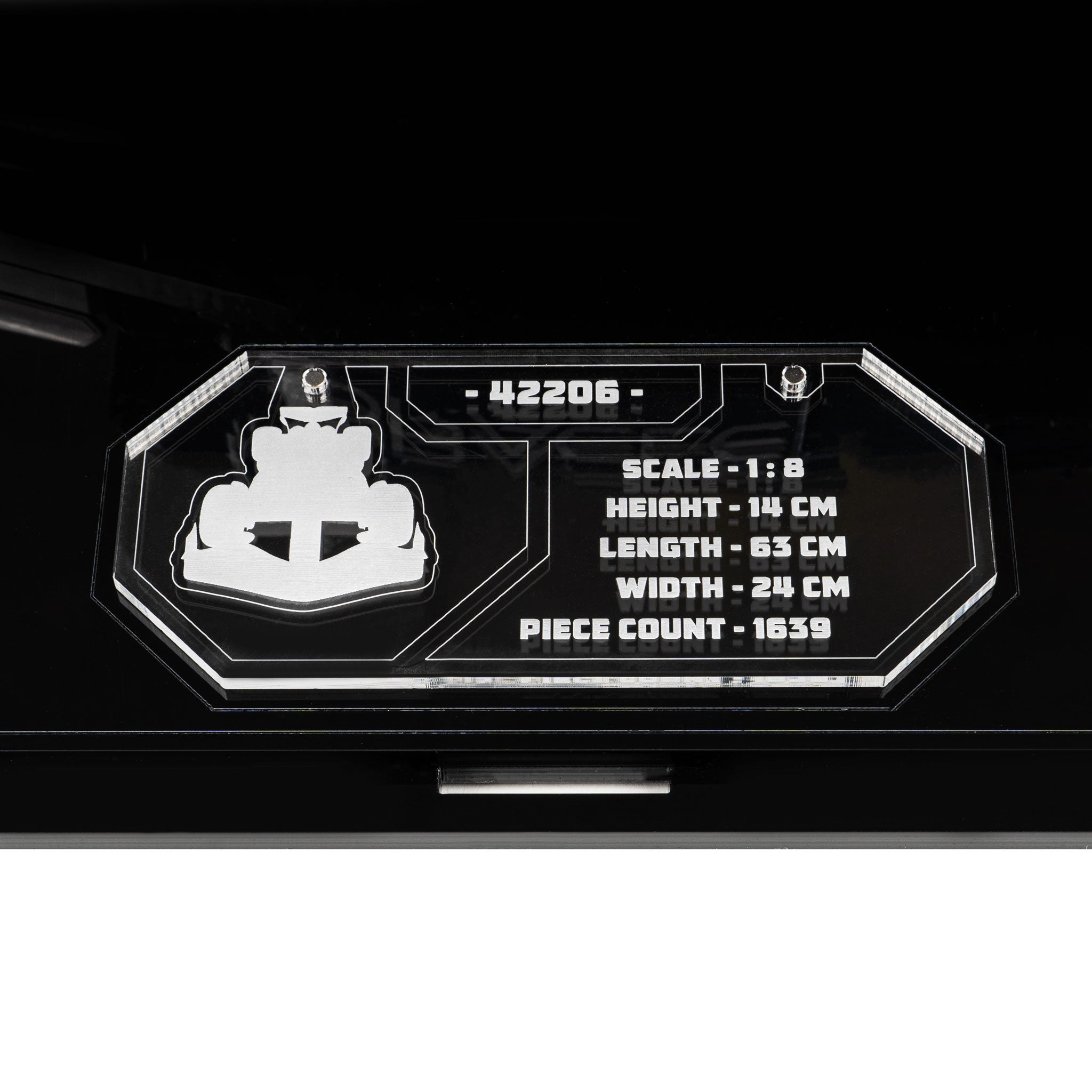 Display Case for LEGO® Technic Oracle Red Bull Racing RB20 F1 Car (42206)