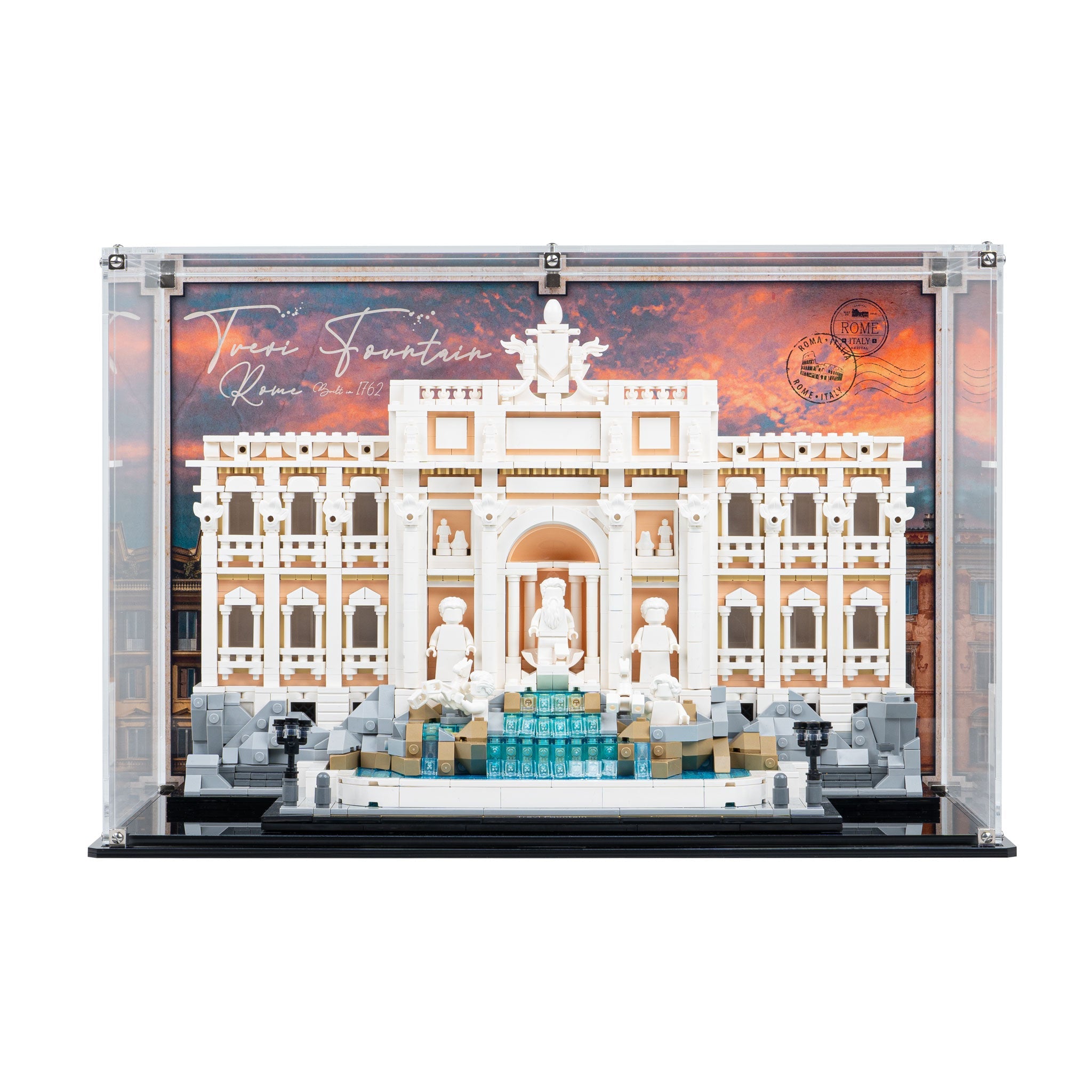 Display Case for LEGO® Architecture: Trevi Fountain (21062)