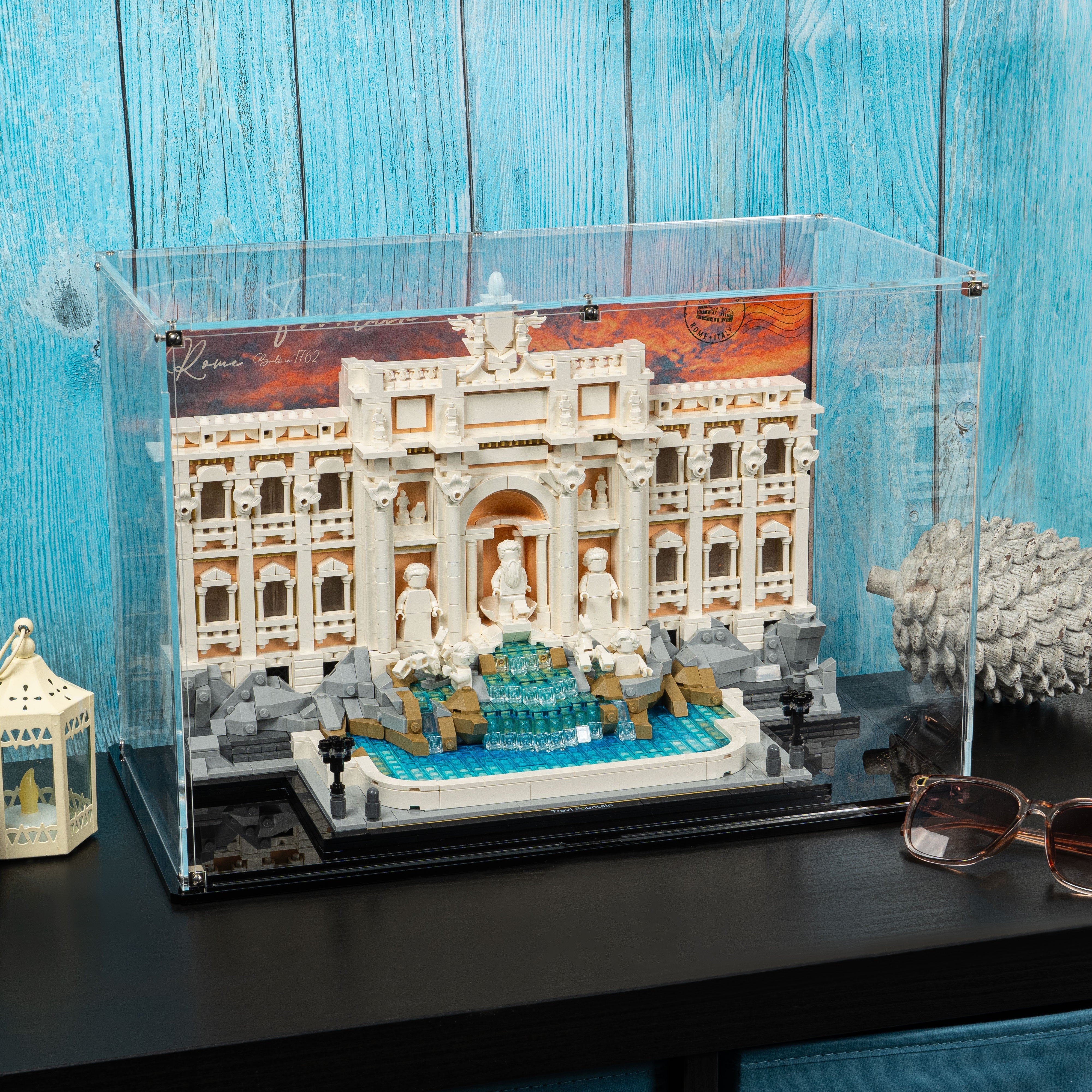 Display Case for LEGO® Architecture: Trevi Fountain (21062)