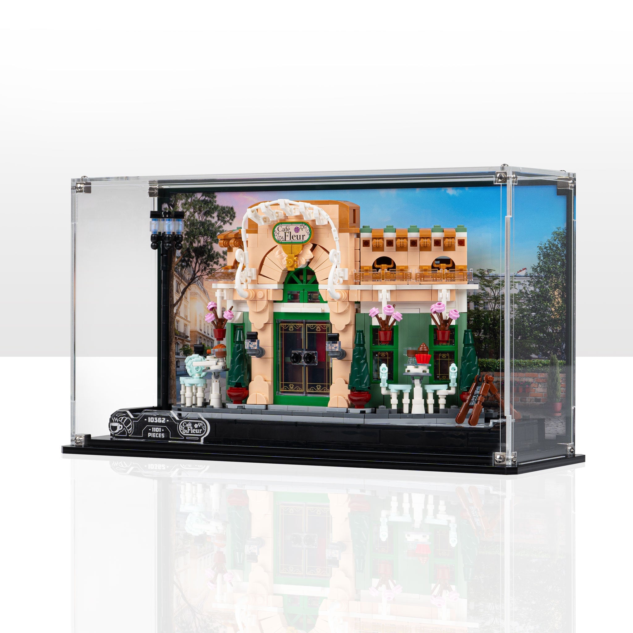 Display Case for LEGO® Icons: French Café (10362)