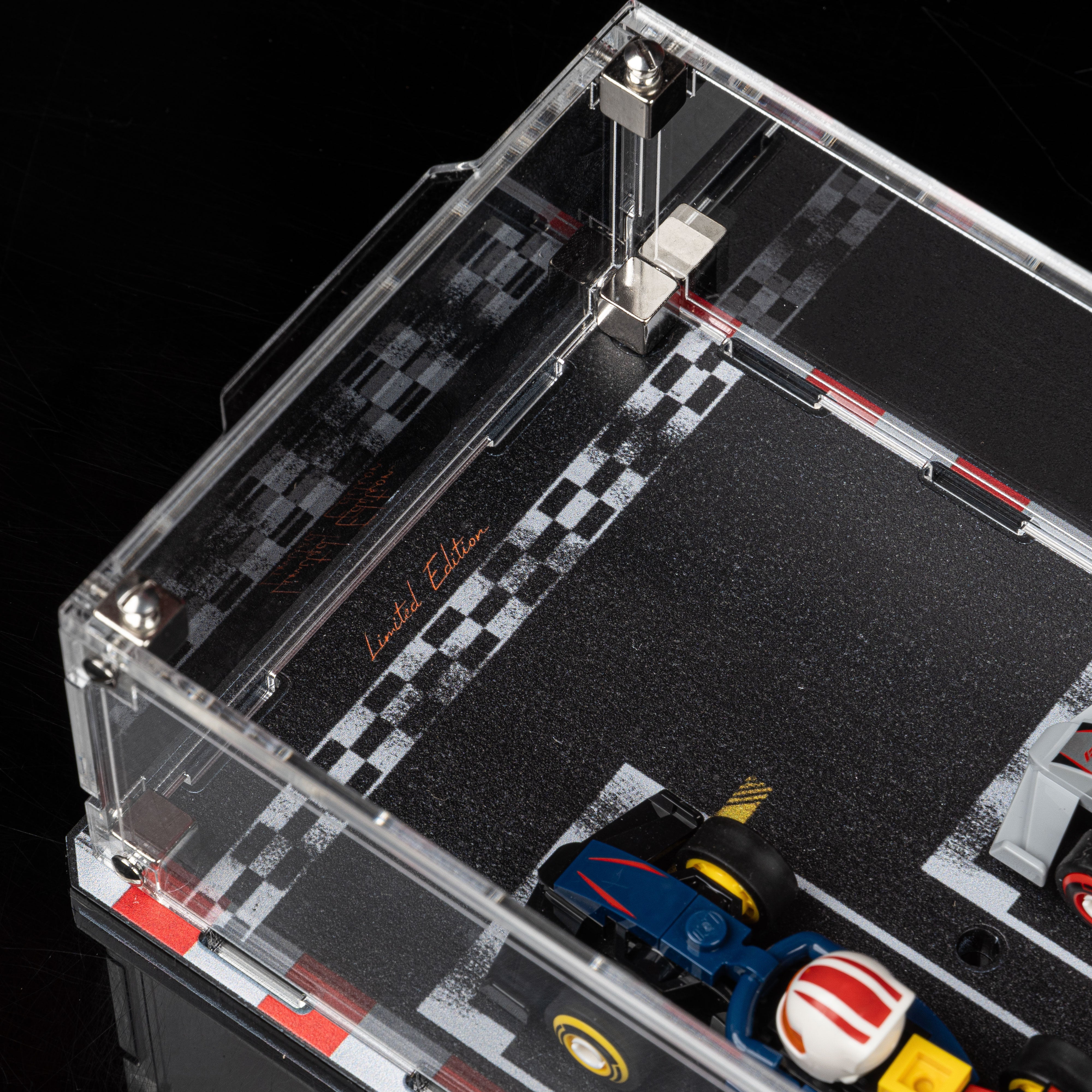 Limited Edition Wall Mounted Display Case for LEGO® F1® Collectible Race Cars (71049)