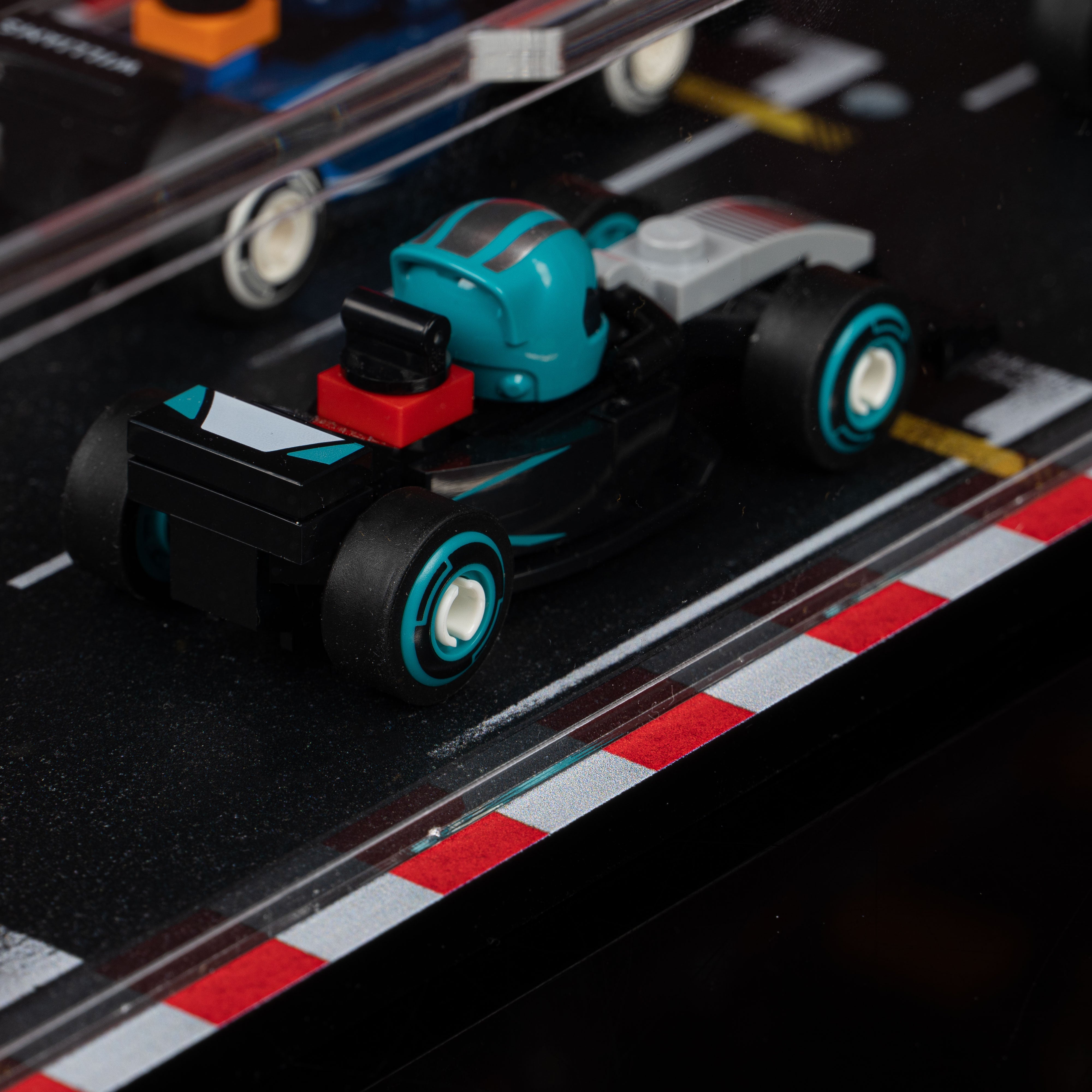 Limited Edition Wall Mounted Display Case for LEGO® F1® Collectible Race Cars (71049)