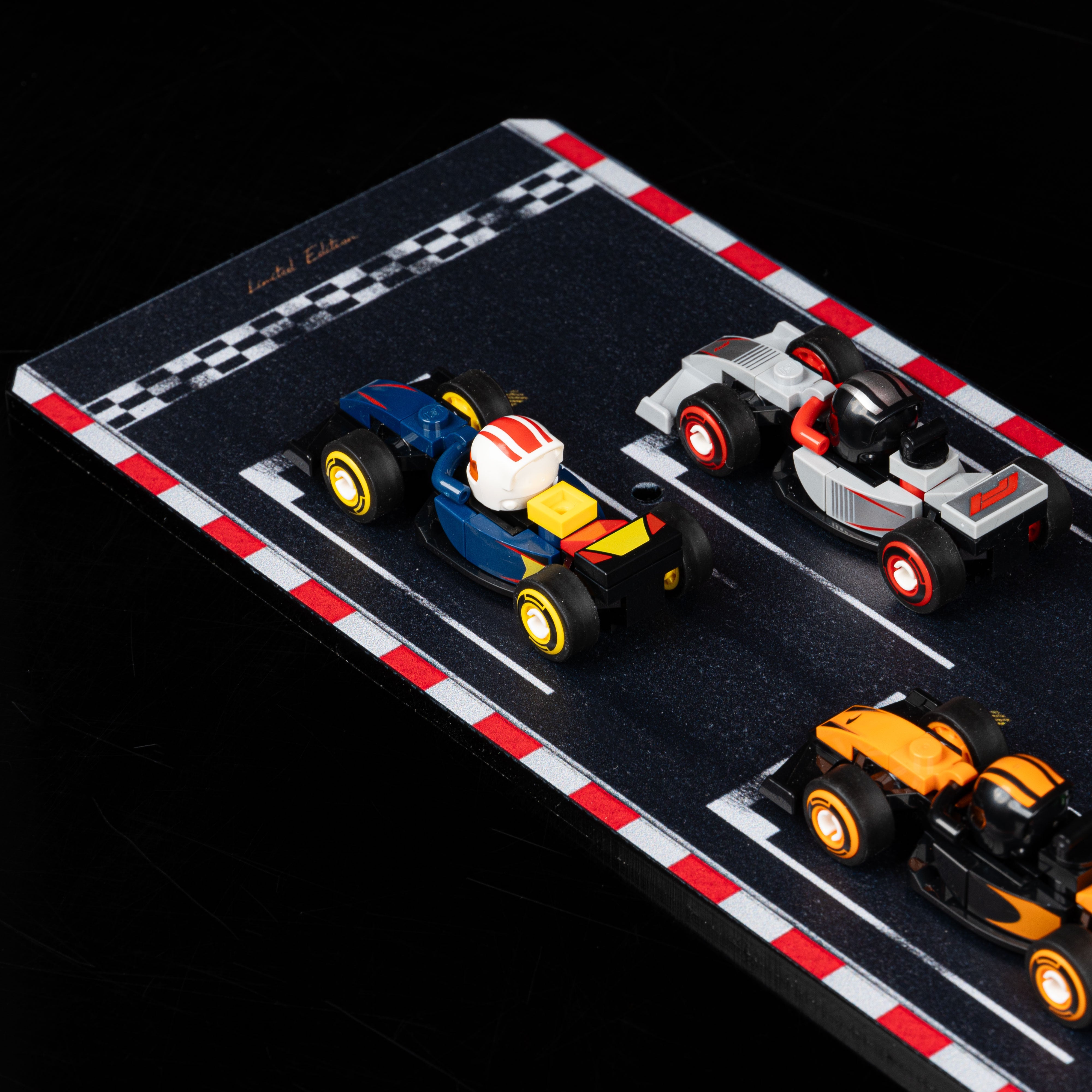 Limited Edition Wall Mounted Display Stand for LEGO® F1® Collectible Race Cars (71049)