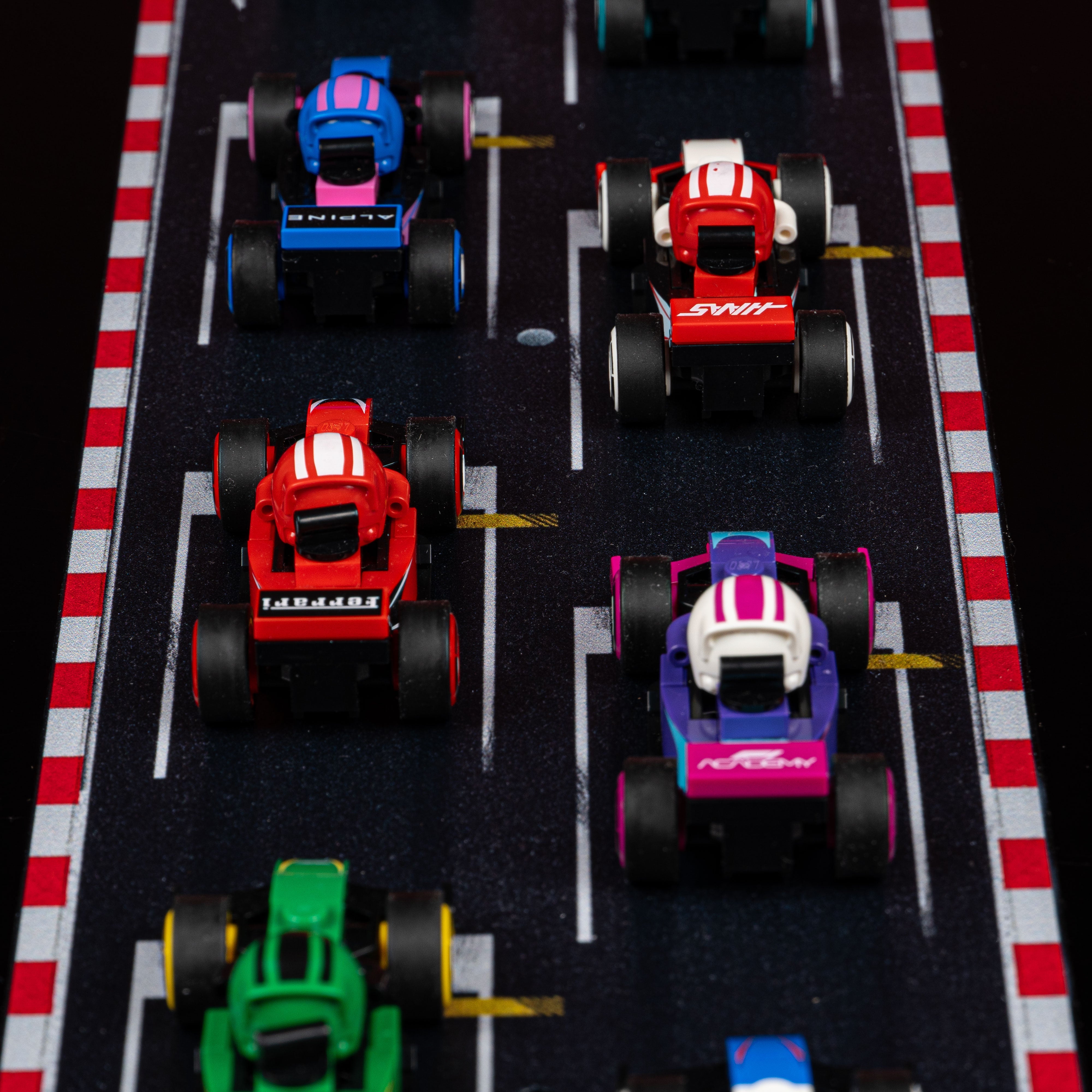 Limited Edition Wall Mounted Display Stand for LEGO® F1® Collectible Race Cars (71049)