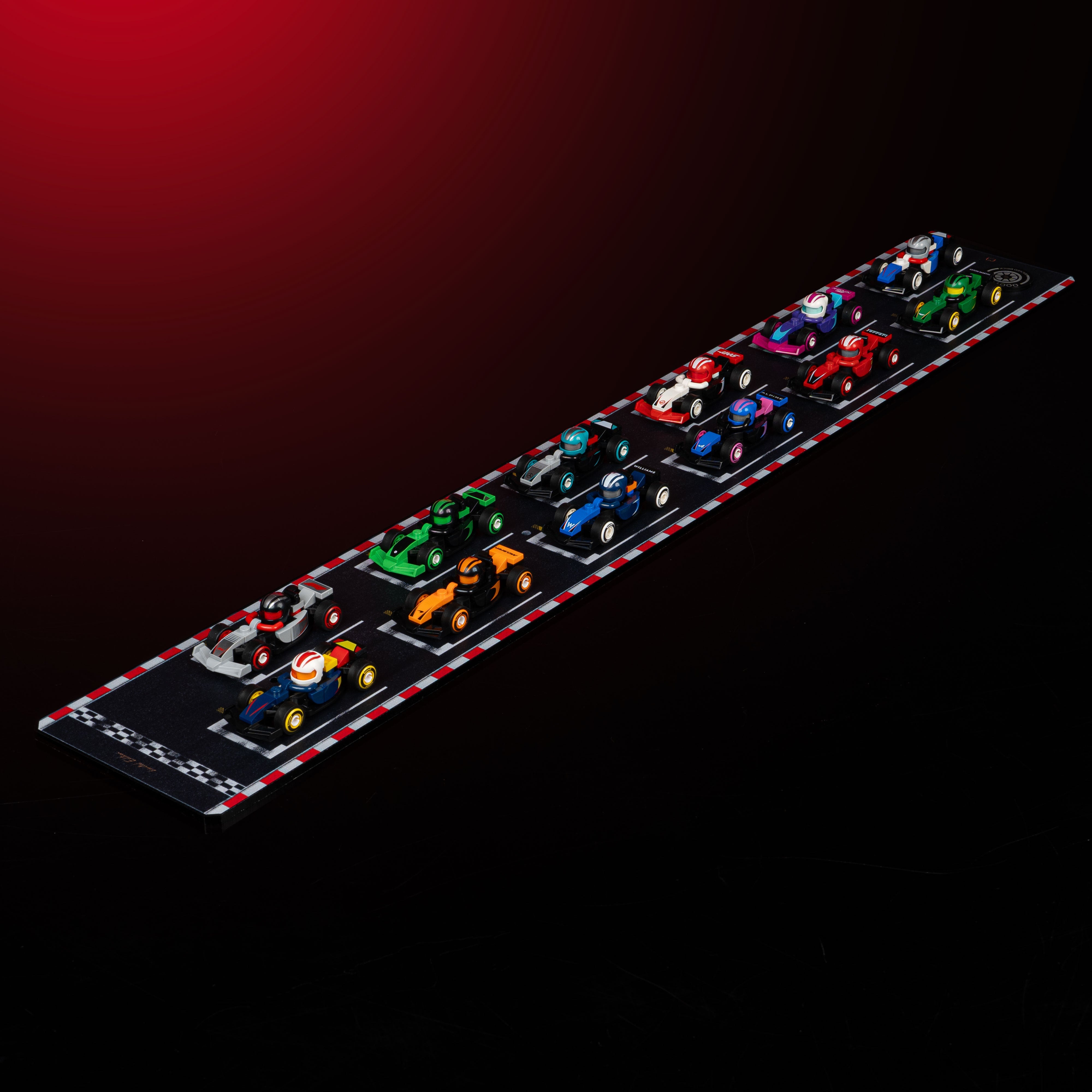 Limited Edition Wall Mounted Display Stand for LEGO® F1® Collectible Race Cars (71049)