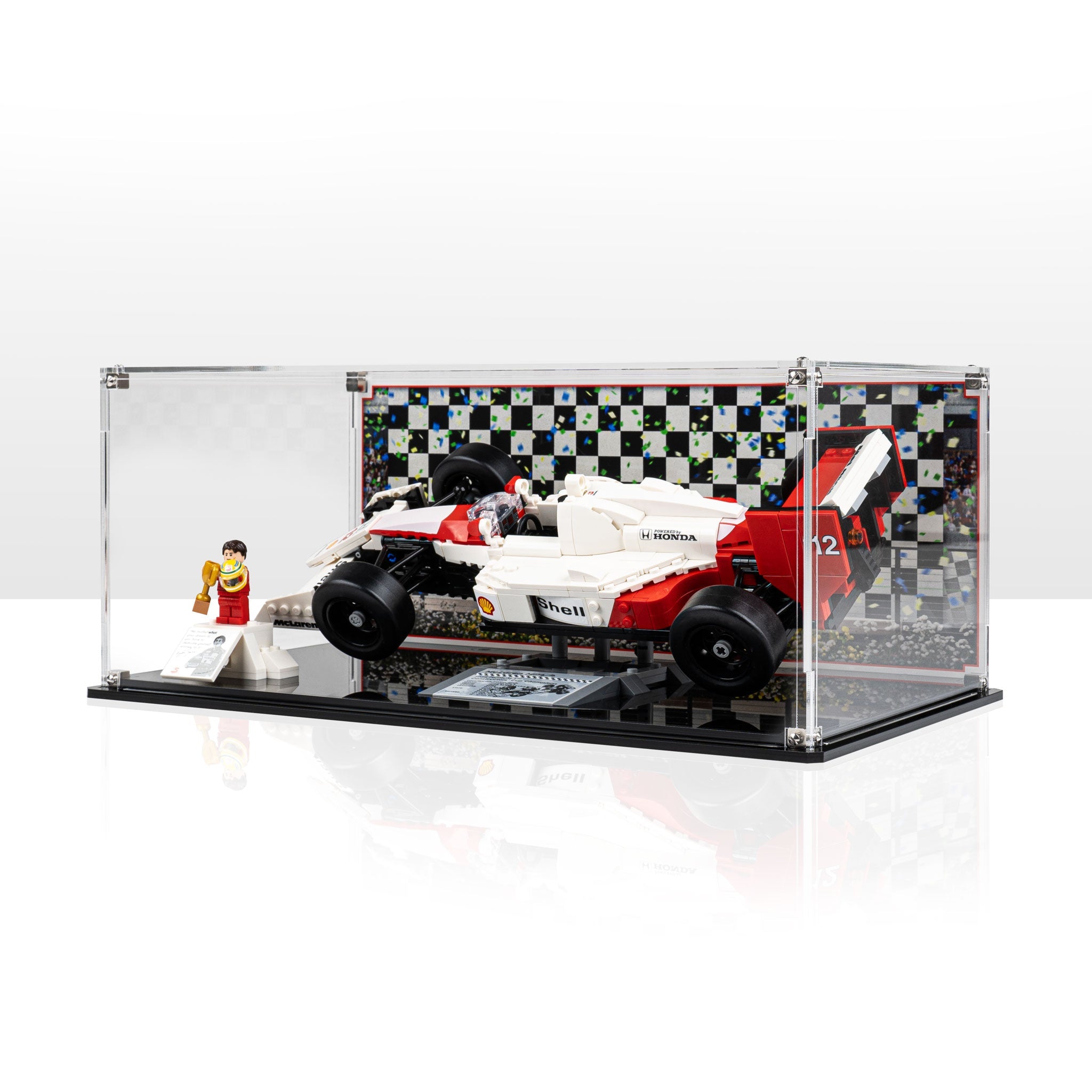 Display Case for LEGO® Icons McLaren MP4/4 & Ayrton Senna (10330)