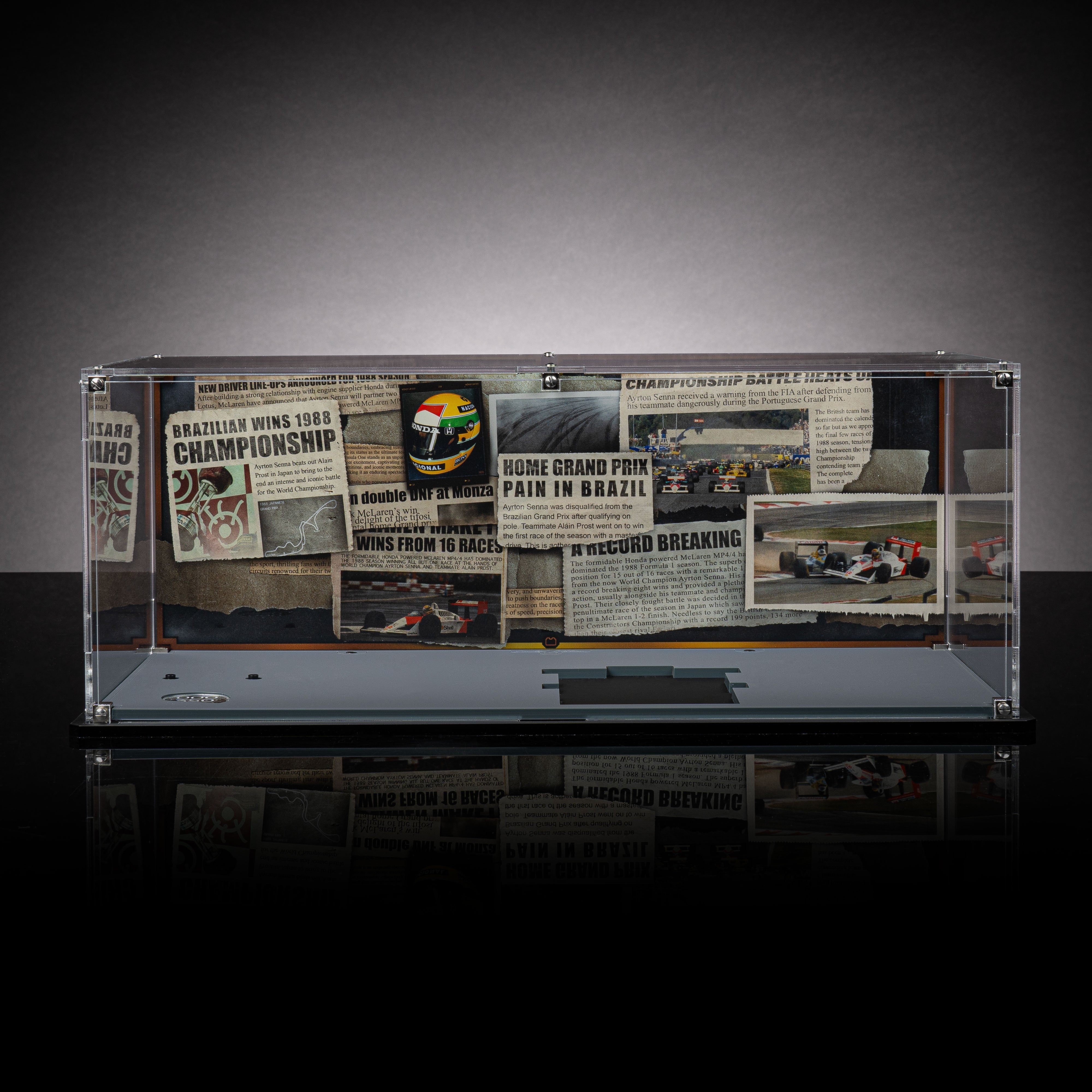 Limited Edition Display Case LEGO ® Icons McLaren MP4/4 & Ayrton Senna (10330)