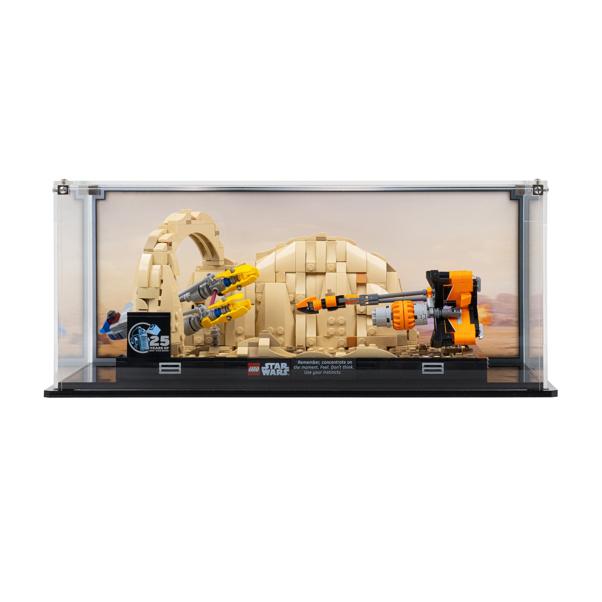Display Case for LEGO® Star Wars Mos Espa Podrace Diorama (75380)