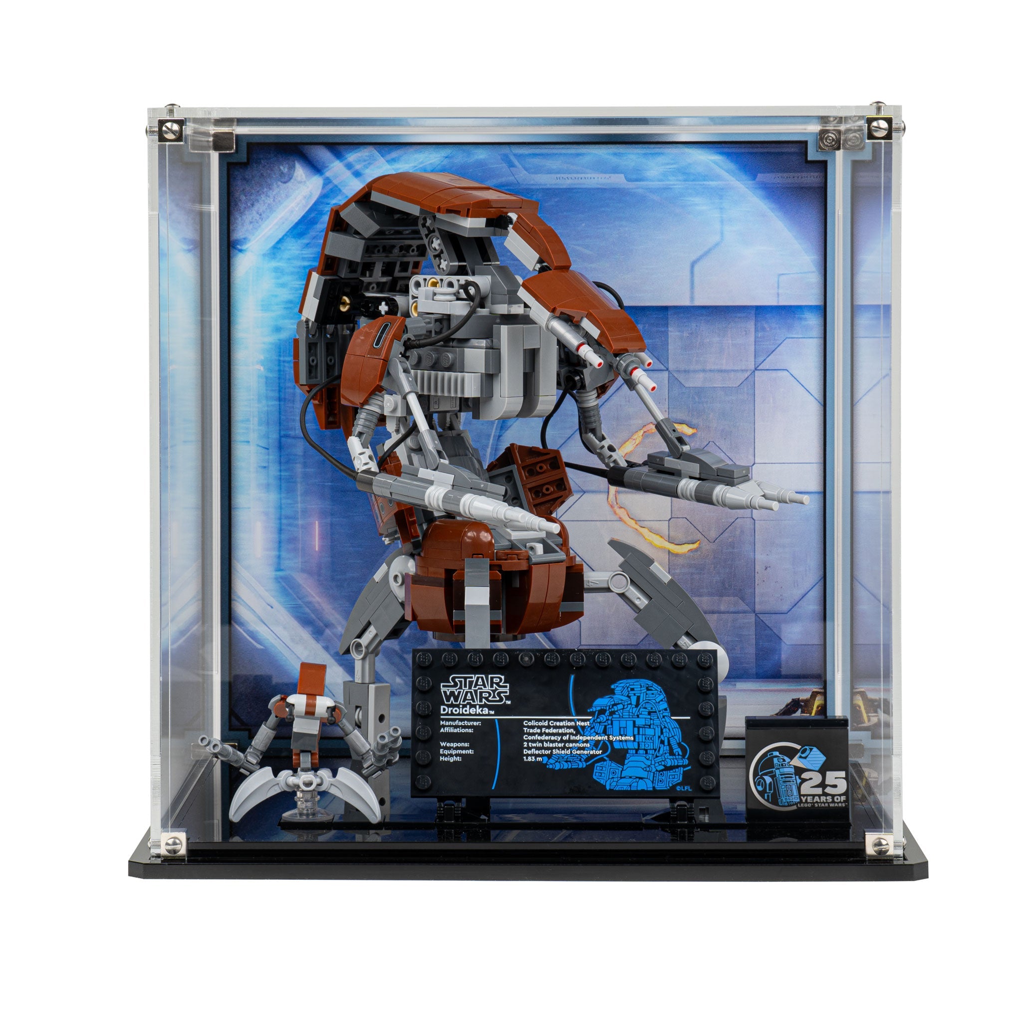 Display Case for LEGO® Star Wars Droideka (75381)