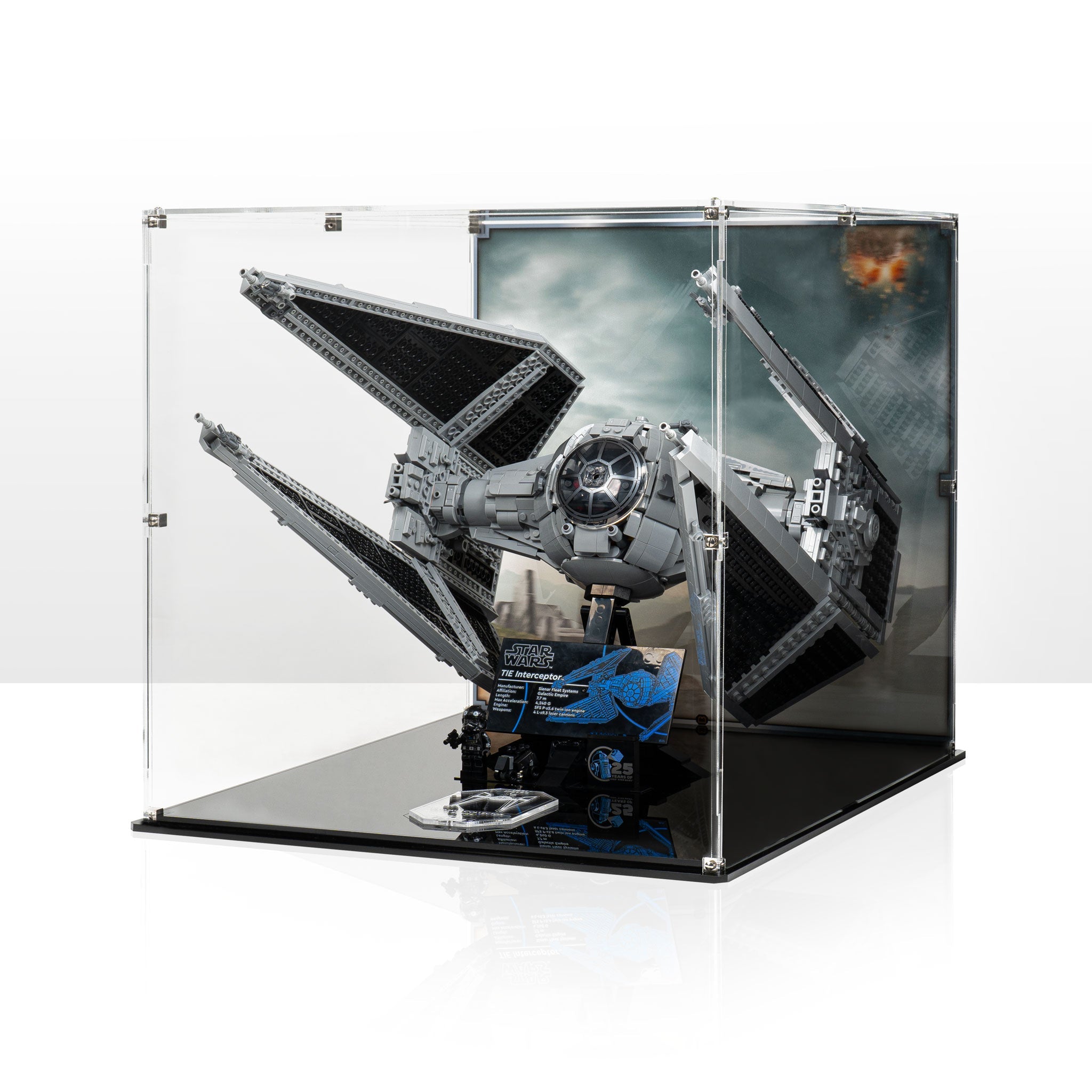 Display Case for LEGO® Star Wars TIE Interceptor™ (75382)
