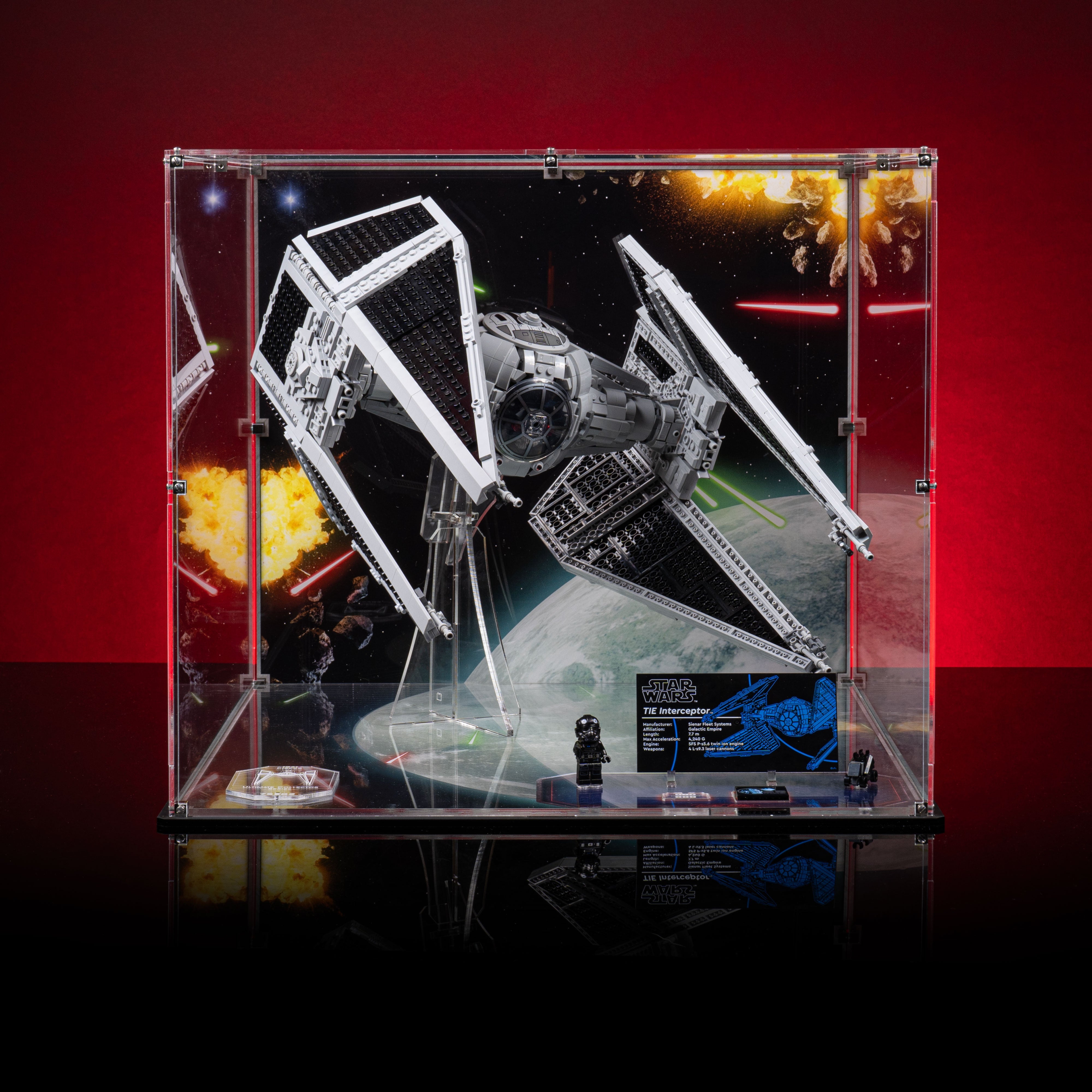 Limited Edition Display Case for LEGO® Star Wars TIE Interceptor™ (75382)