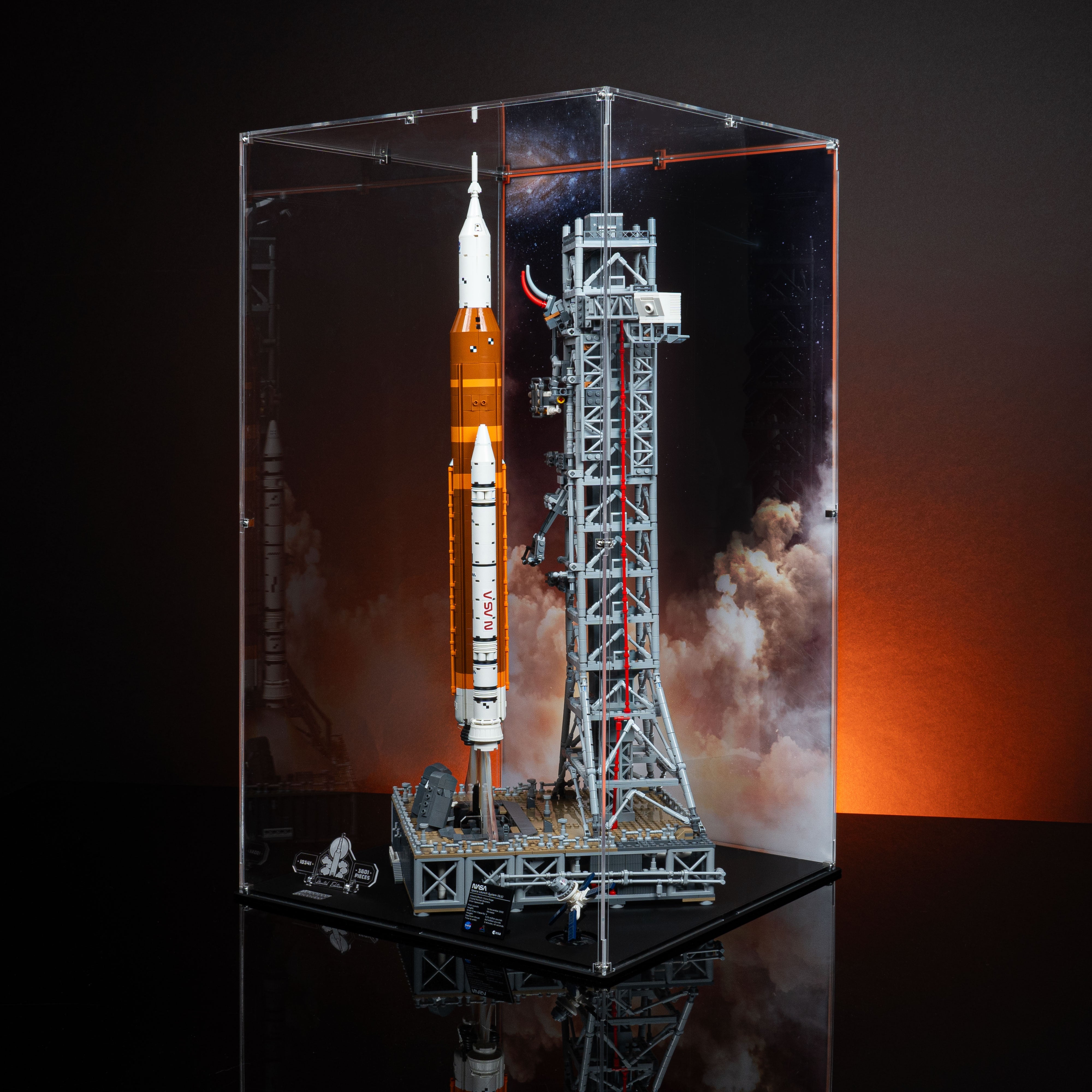 Limited Edition Display Case for LEGO Icons NASA Artemis Space Launch System (10341)