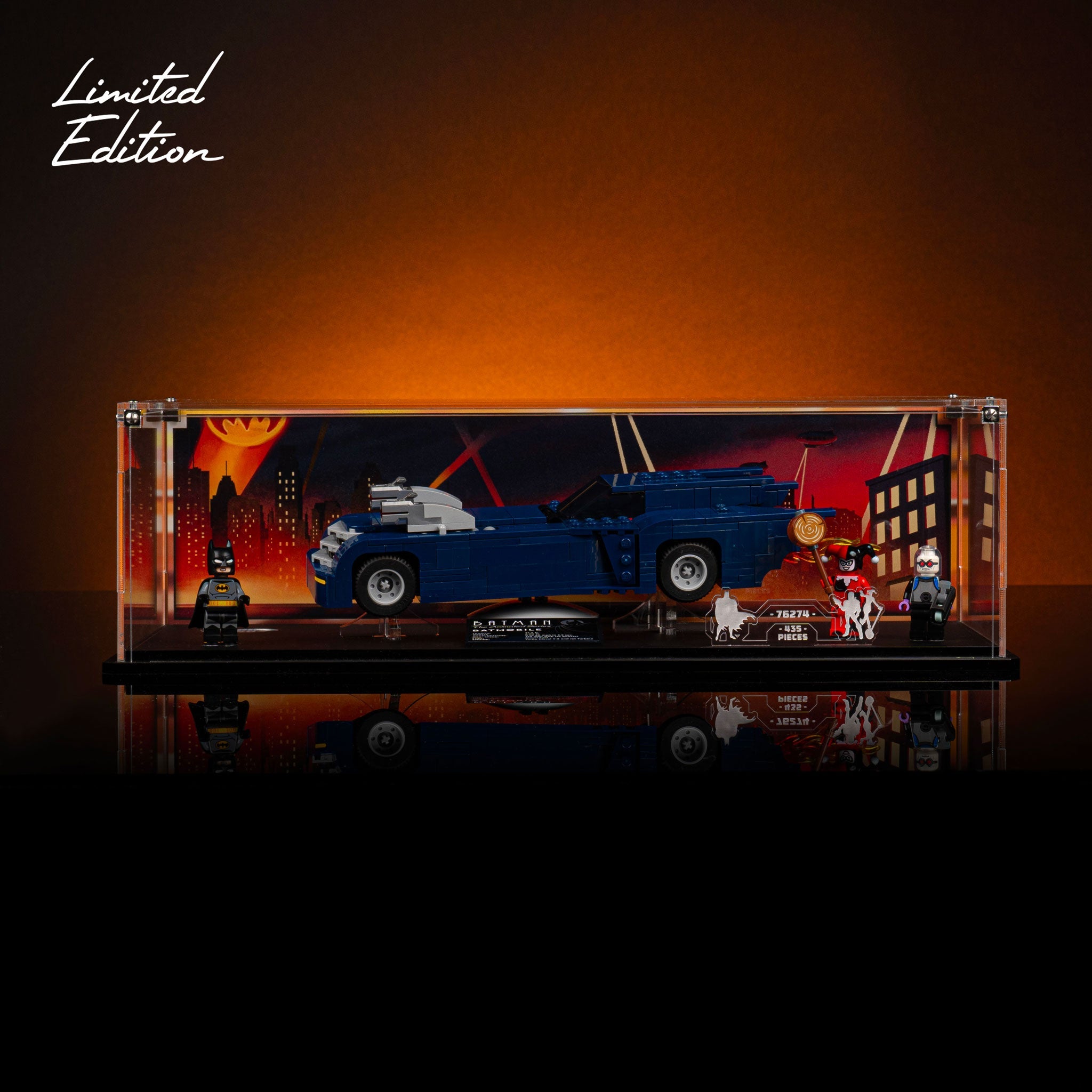 Limited Edition Display Case for LEGO Batman: Batman™ with the Batmobile™ vs. Harley Quinn™ and Mr. Freeze™ (76274)