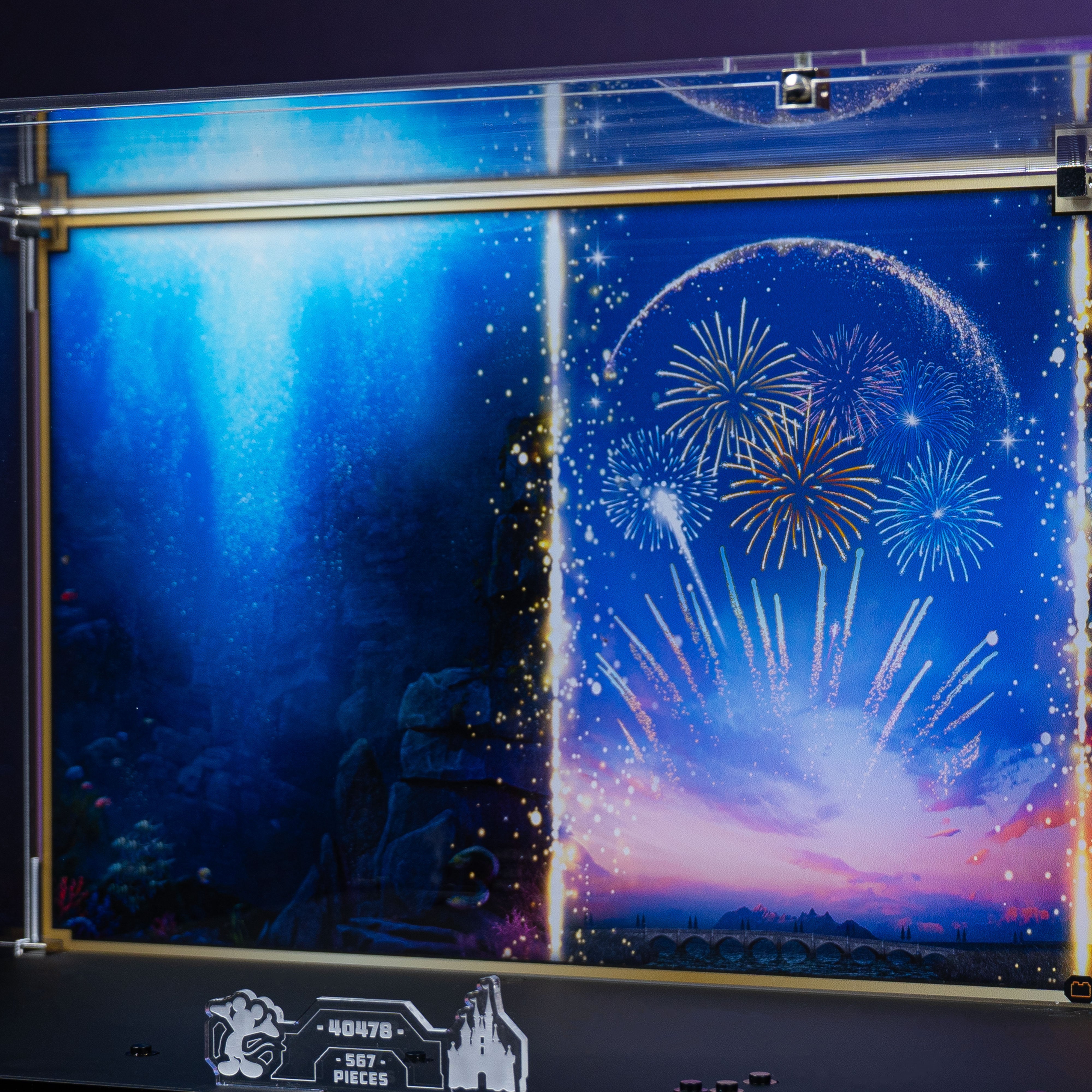 Limited Edition Display Case for LEGO® Mini Disney Castles (40720, 40478, 40613, 40708)