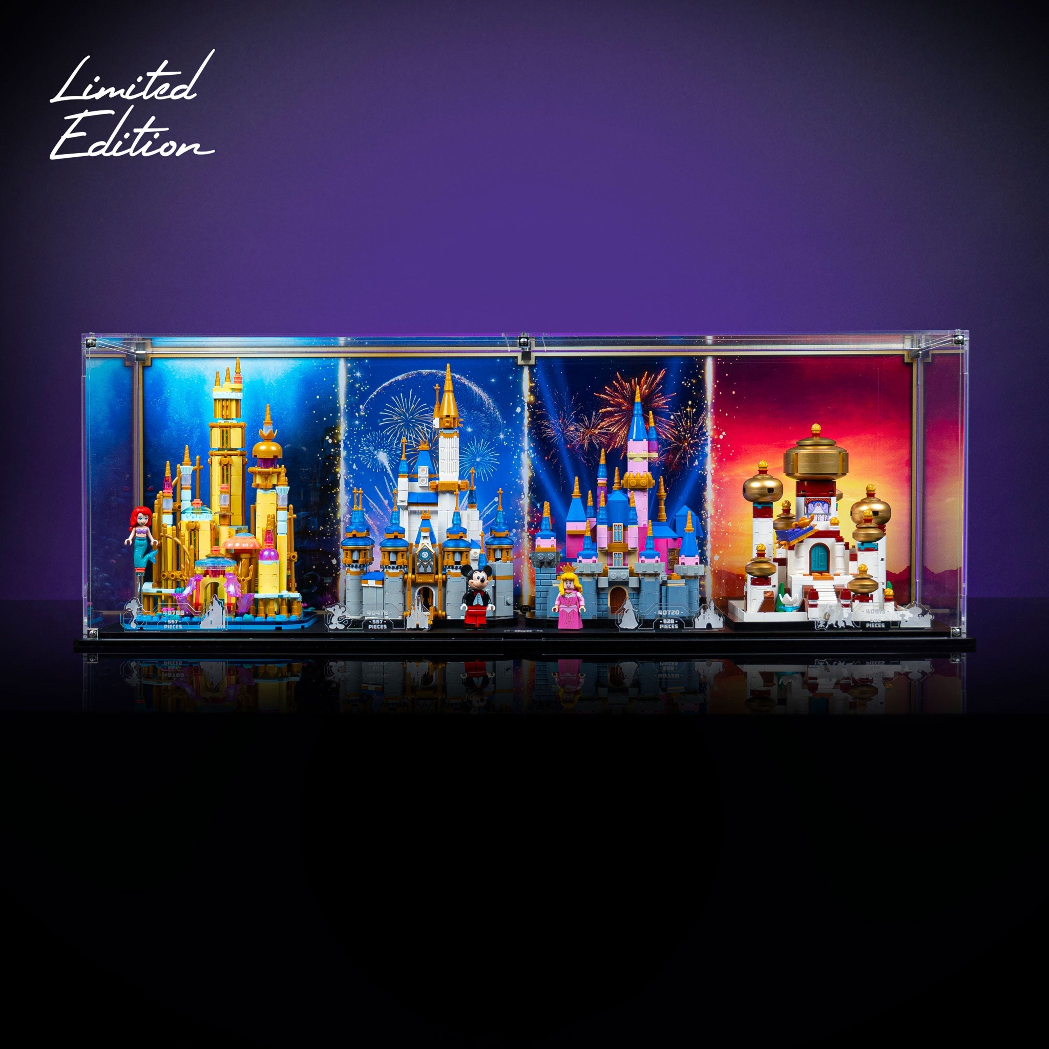 Limited Edition Display Case for LEGO® Mini Disney Castles (40720, 40478, 40613, 40708)