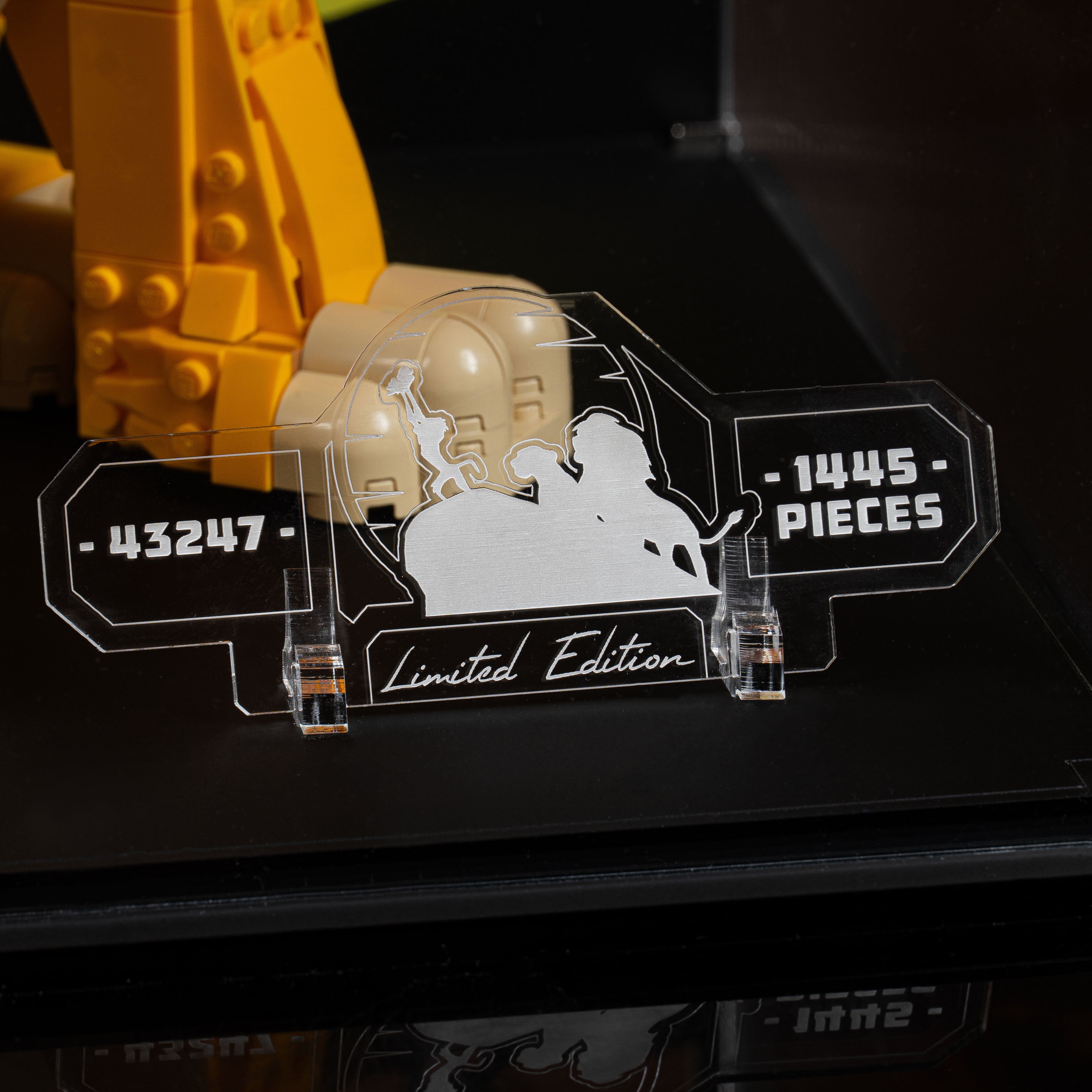 Limited Edition Display Case for LEGO® Young Simba the Lion King (43247)
