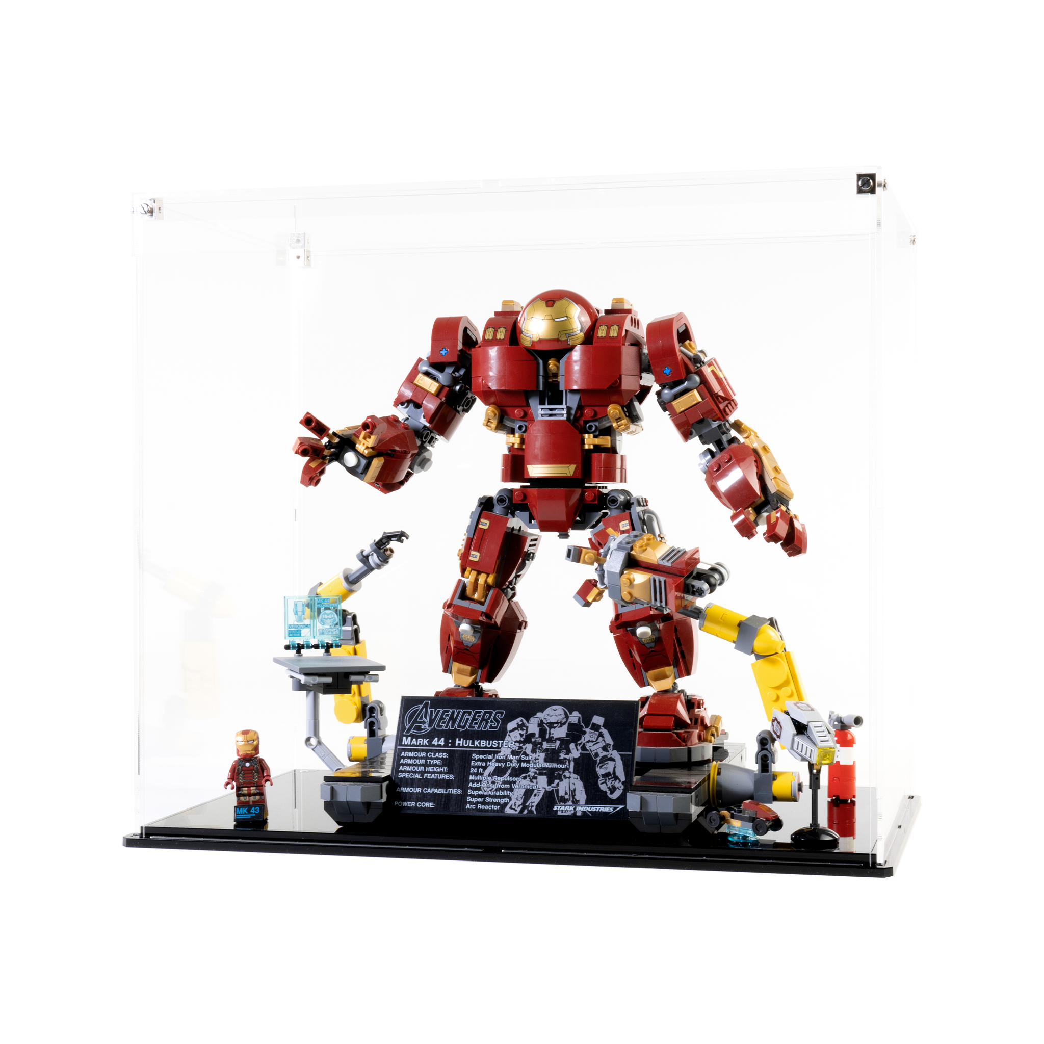 Display Case for LEGO® Marvel: The Hulkbuster Ultron Edition (76105)