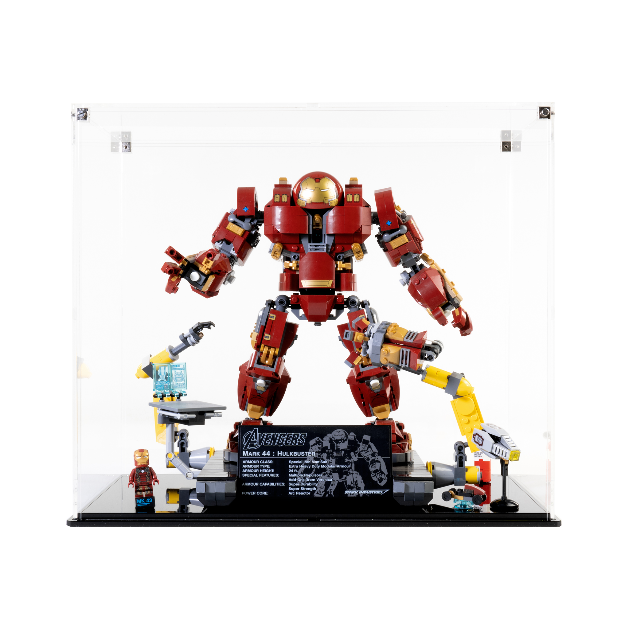 Display Case for LEGO® Marvel: The Hulkbuster Ultron Edition (76105)