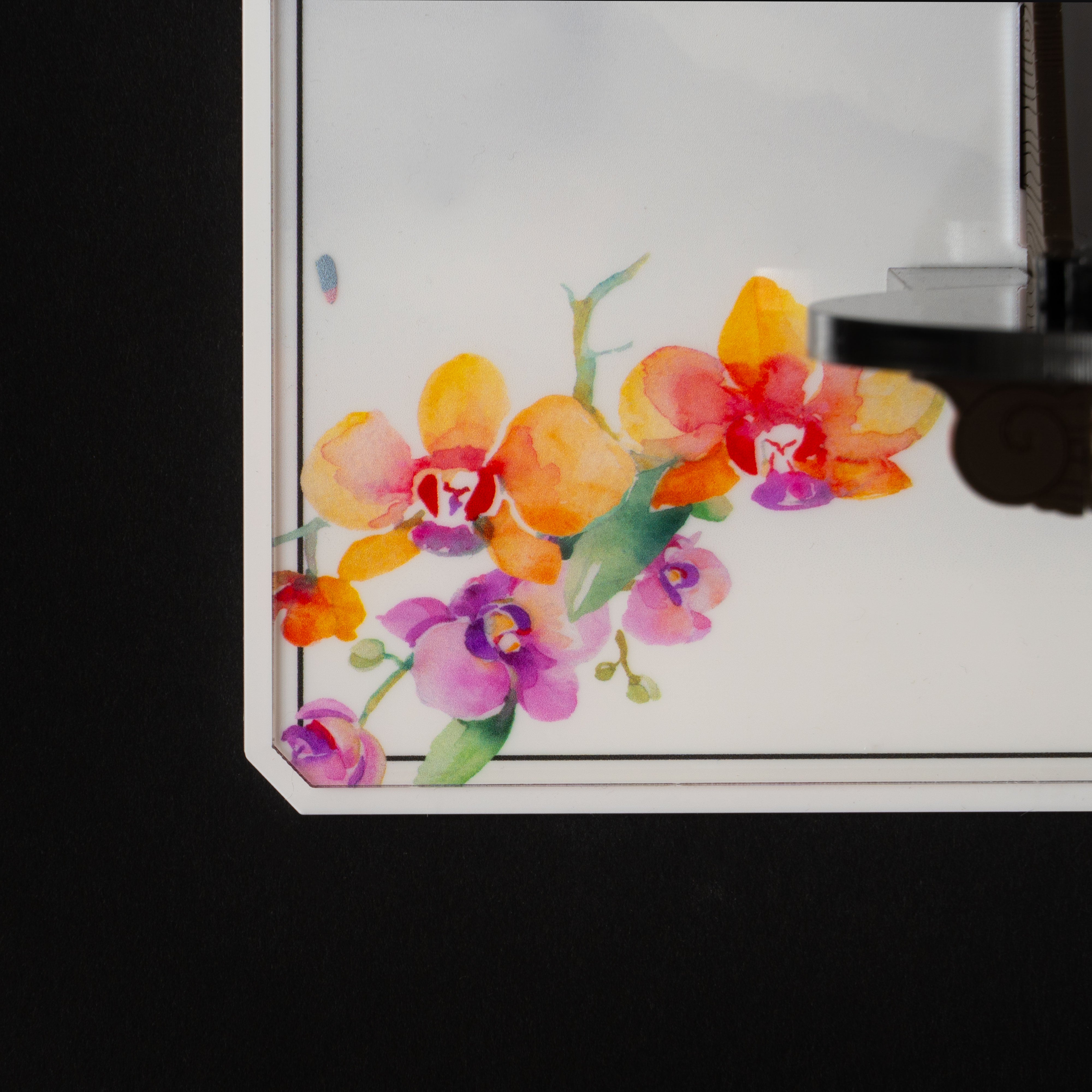 Limited Edition Wall Mounted Display Stand for LEGO® Botanicals Mini Orchid (10343)