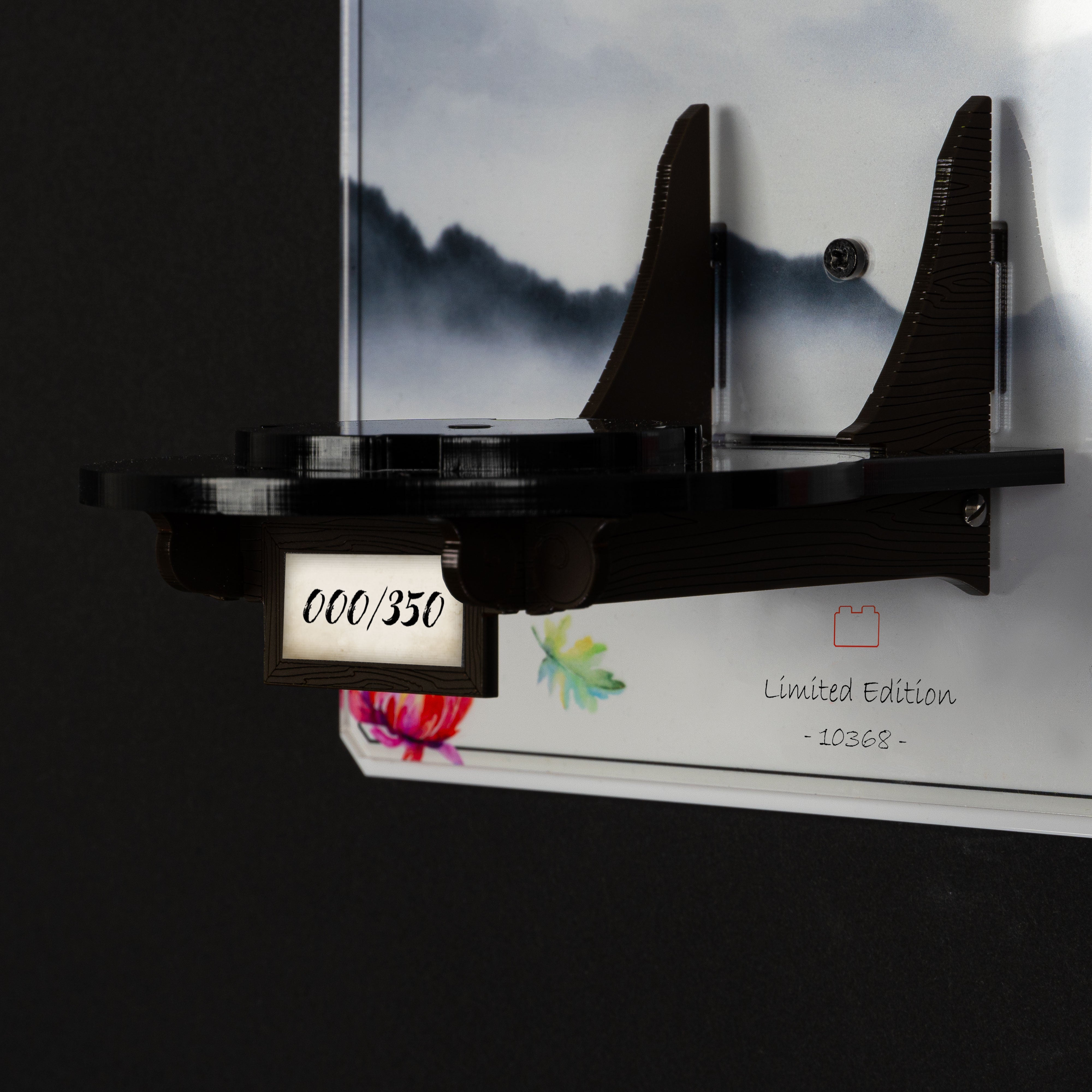 Limited Edition Wall Mounted Display Stand for LEGO® Botanicals Chrysanthemum (10368)