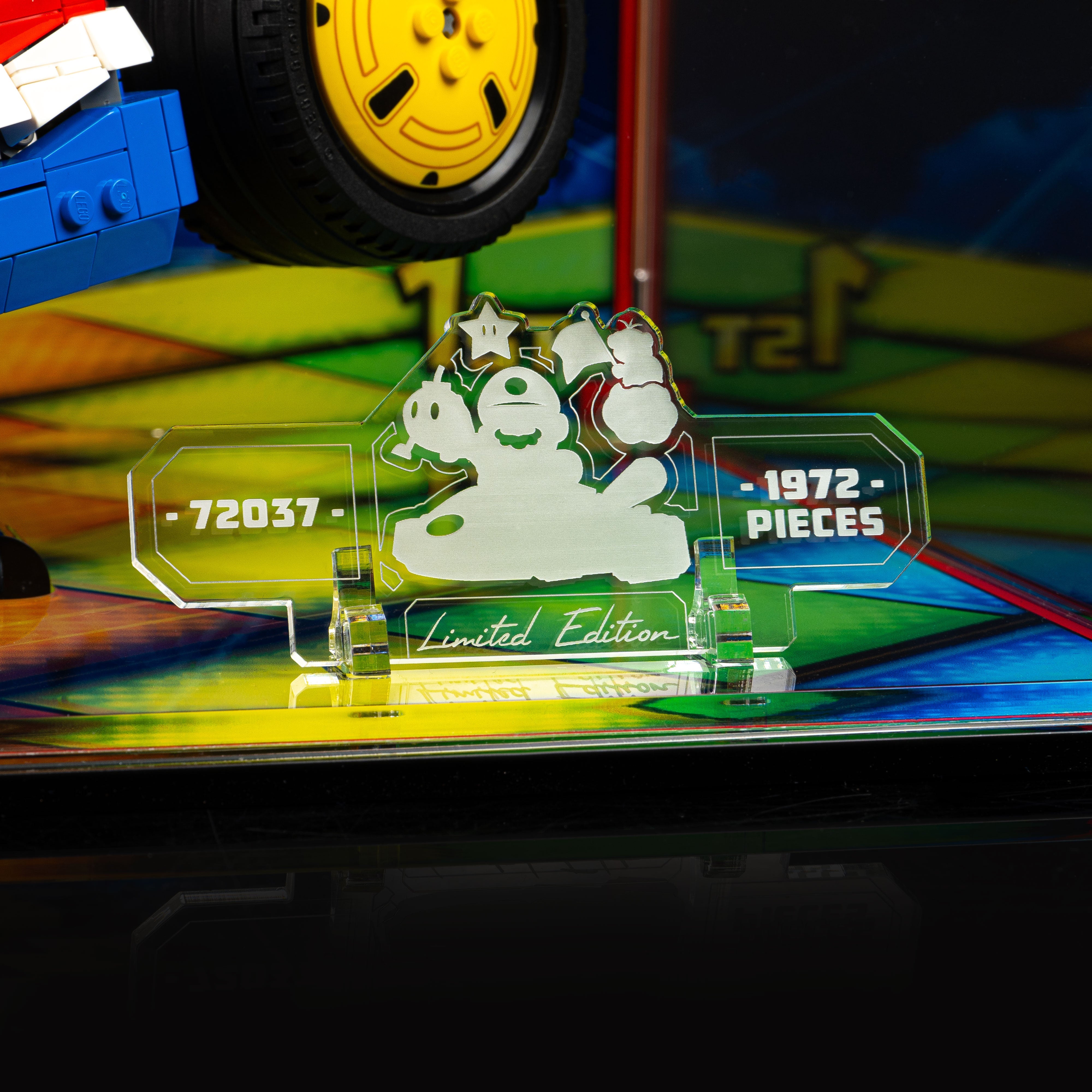 Limited Edition Display Case for LEGO® Mario Kart™ Mario & Standard Kart (72037)