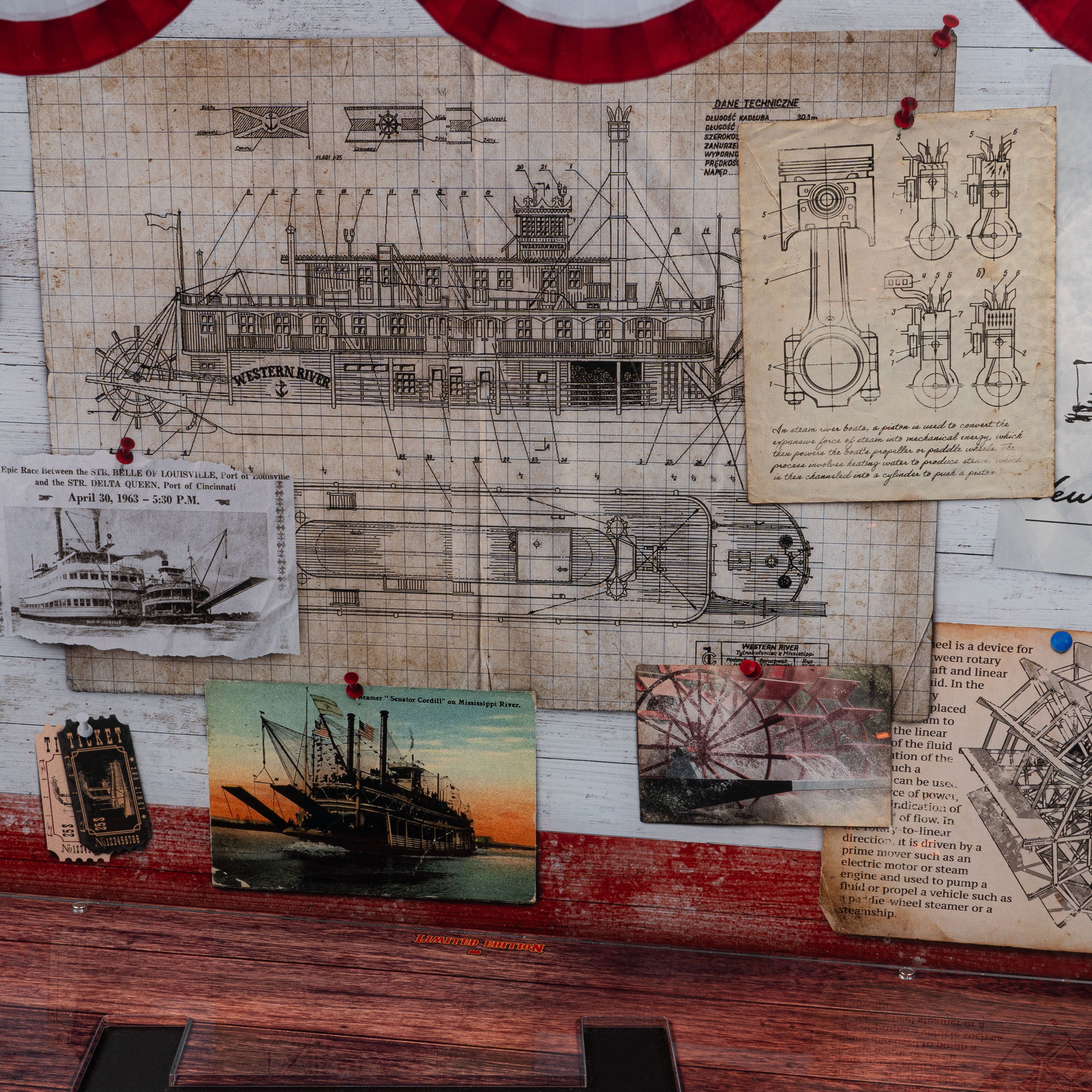 Limited Edition Display Case for LEGO® Ideas River Steamboat (21356)