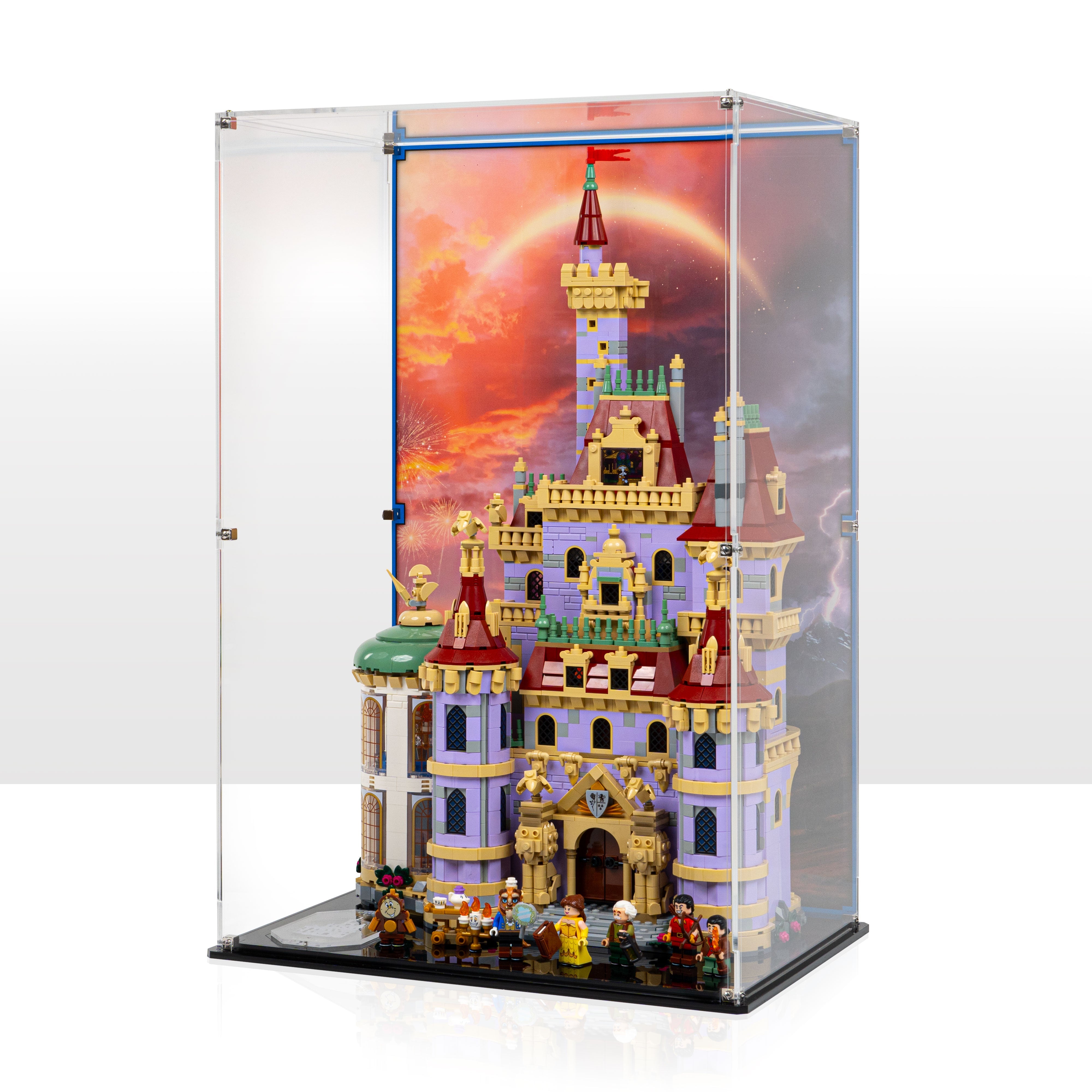Display Case for LEGO® Disney Beauty and the Beast Castle (43263)