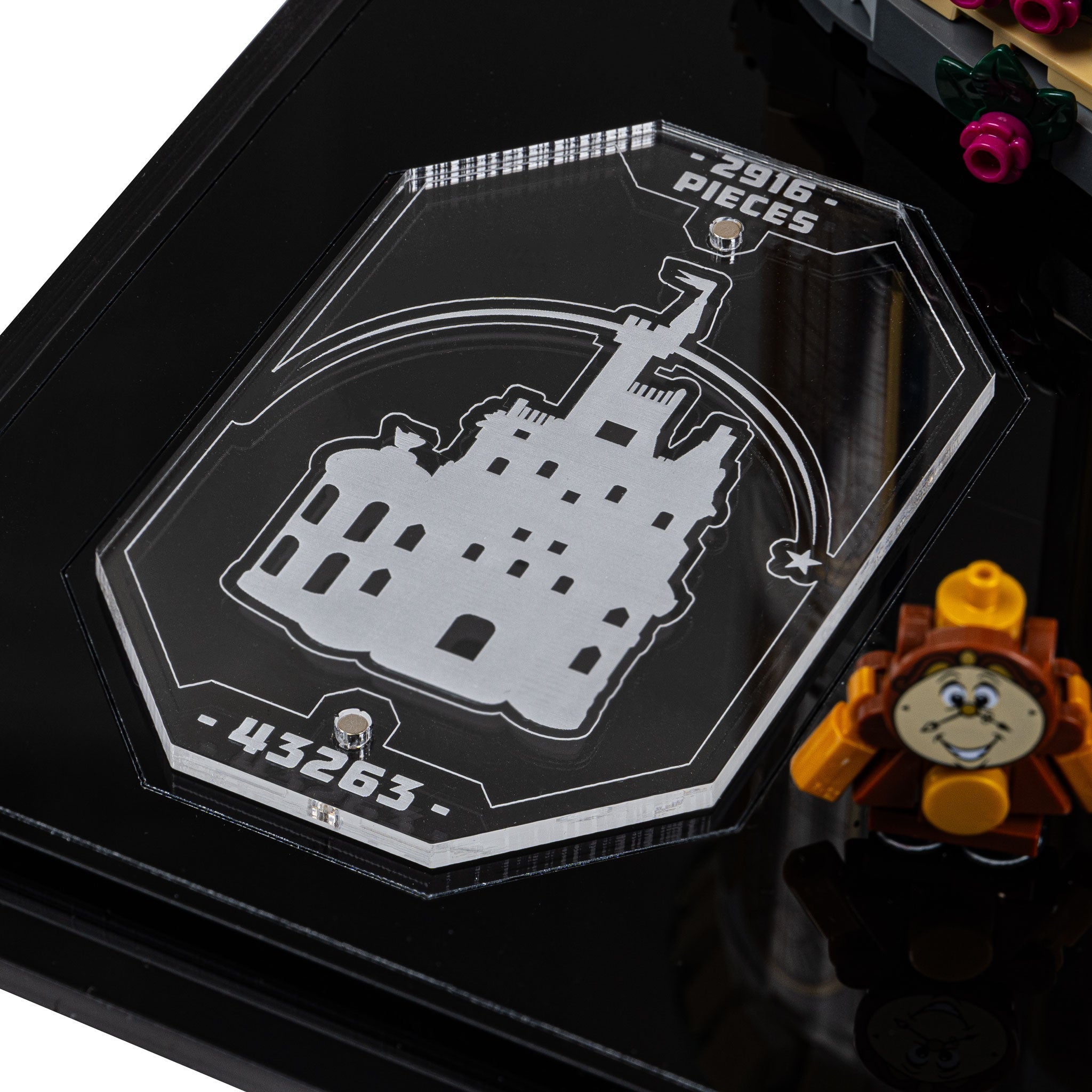 Display Case for LEGO® Disney Beauty and the Beast Castle (43263)