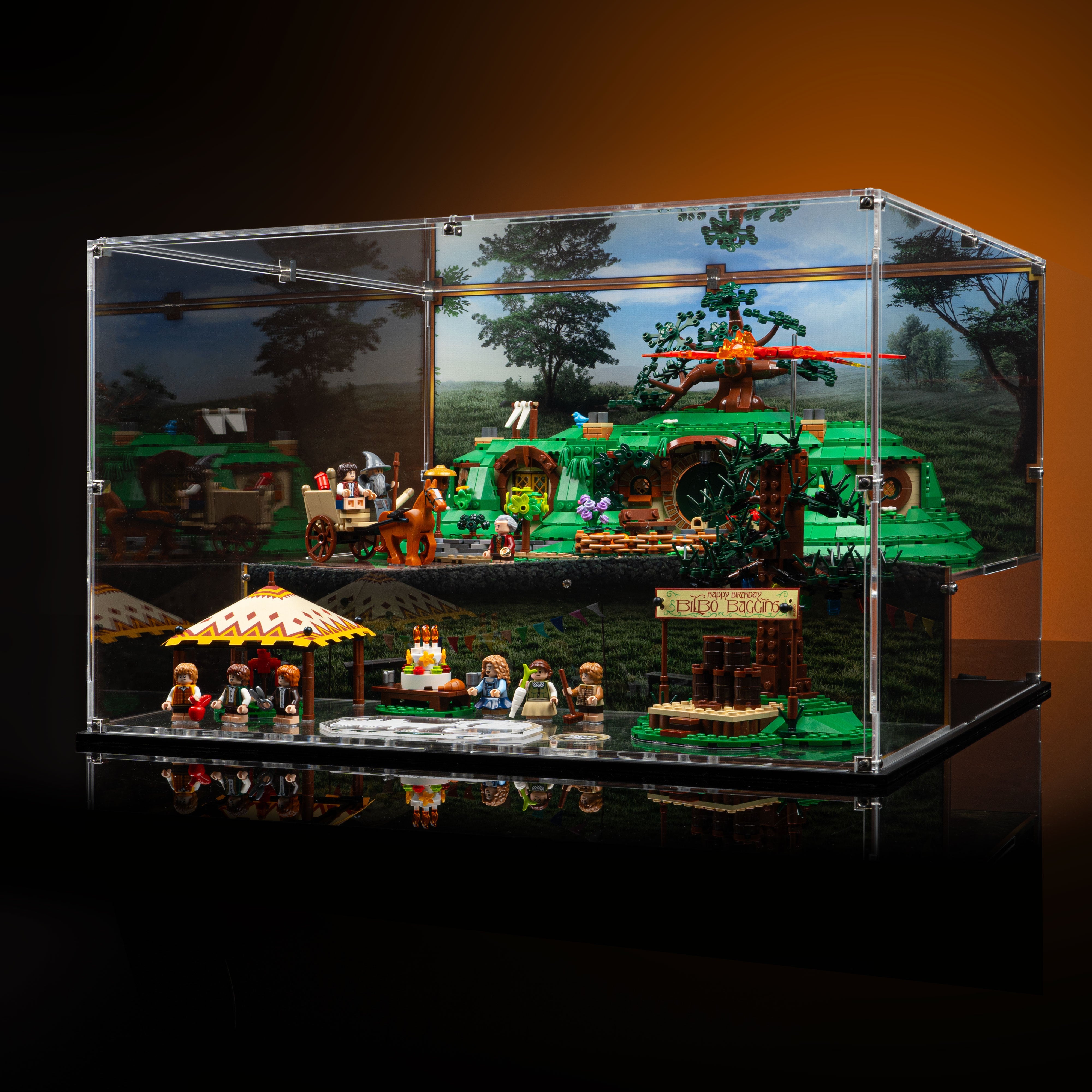 Limited Edition Display Case for LEGO® Icons: Lord of the Rings The Shire™ (10354)