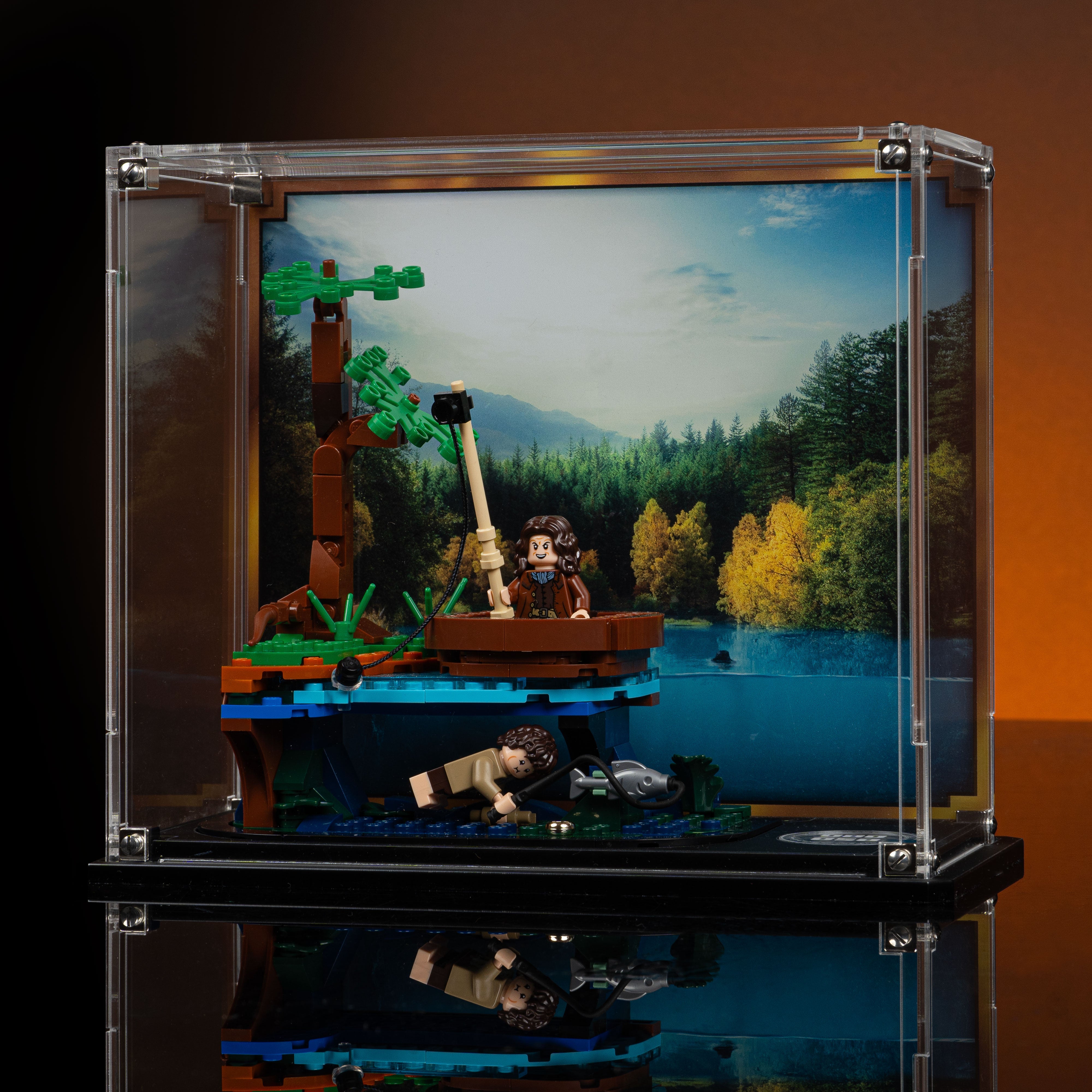 Limited Edition Display Case for LEGO® Icons: Lord of the Rings Sméagol™ & Déagol™ (40761)