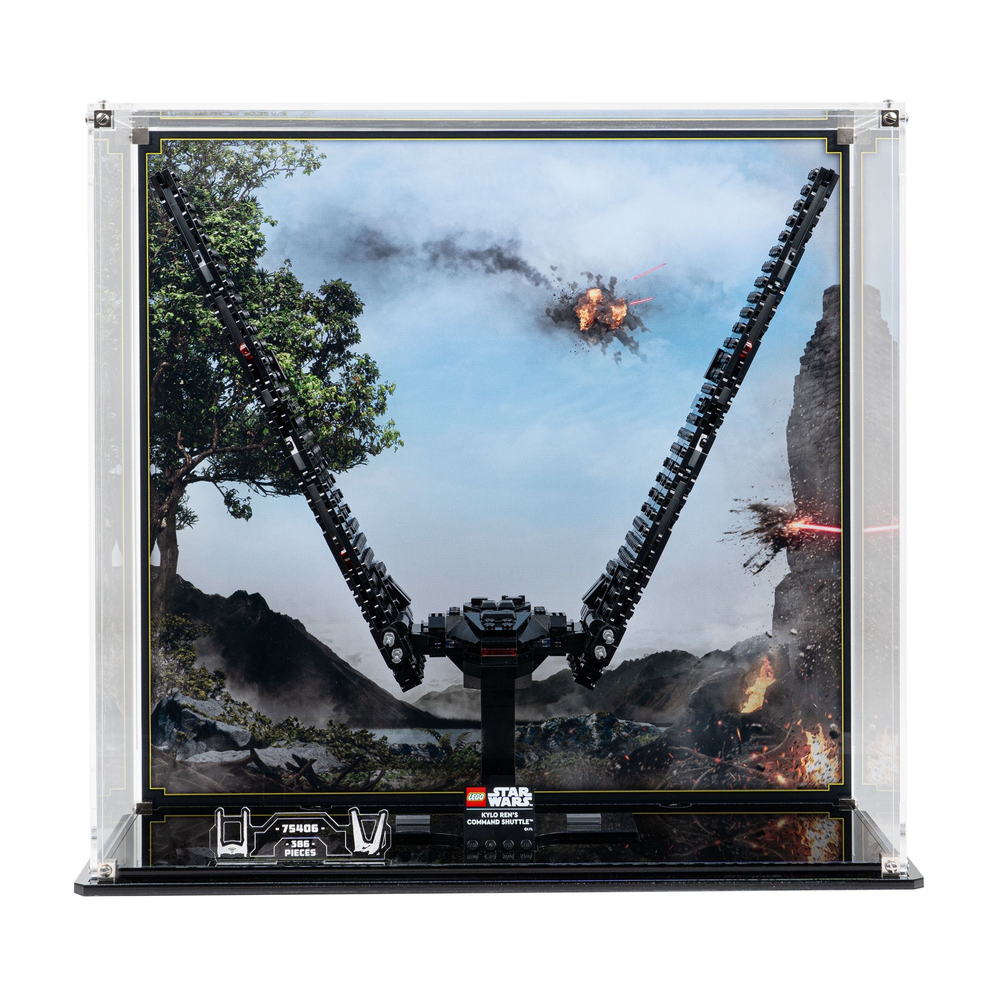 Display Case for LEGO® Star Wars™ Kylo Ren's Command Shuttle (75406)