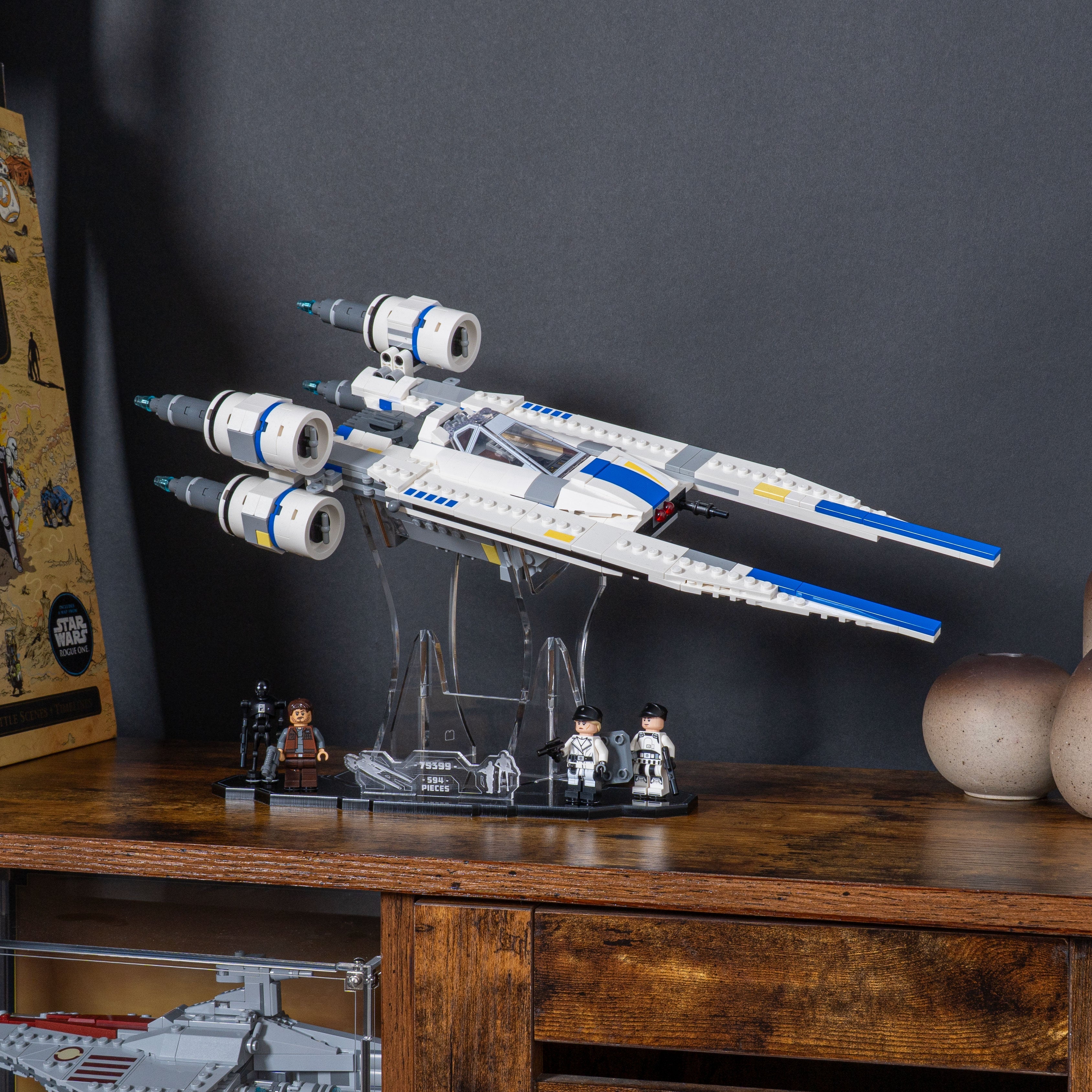 Display Stand for LEGO® Star Wars: Rebel U-Wing Starfighter (75399)