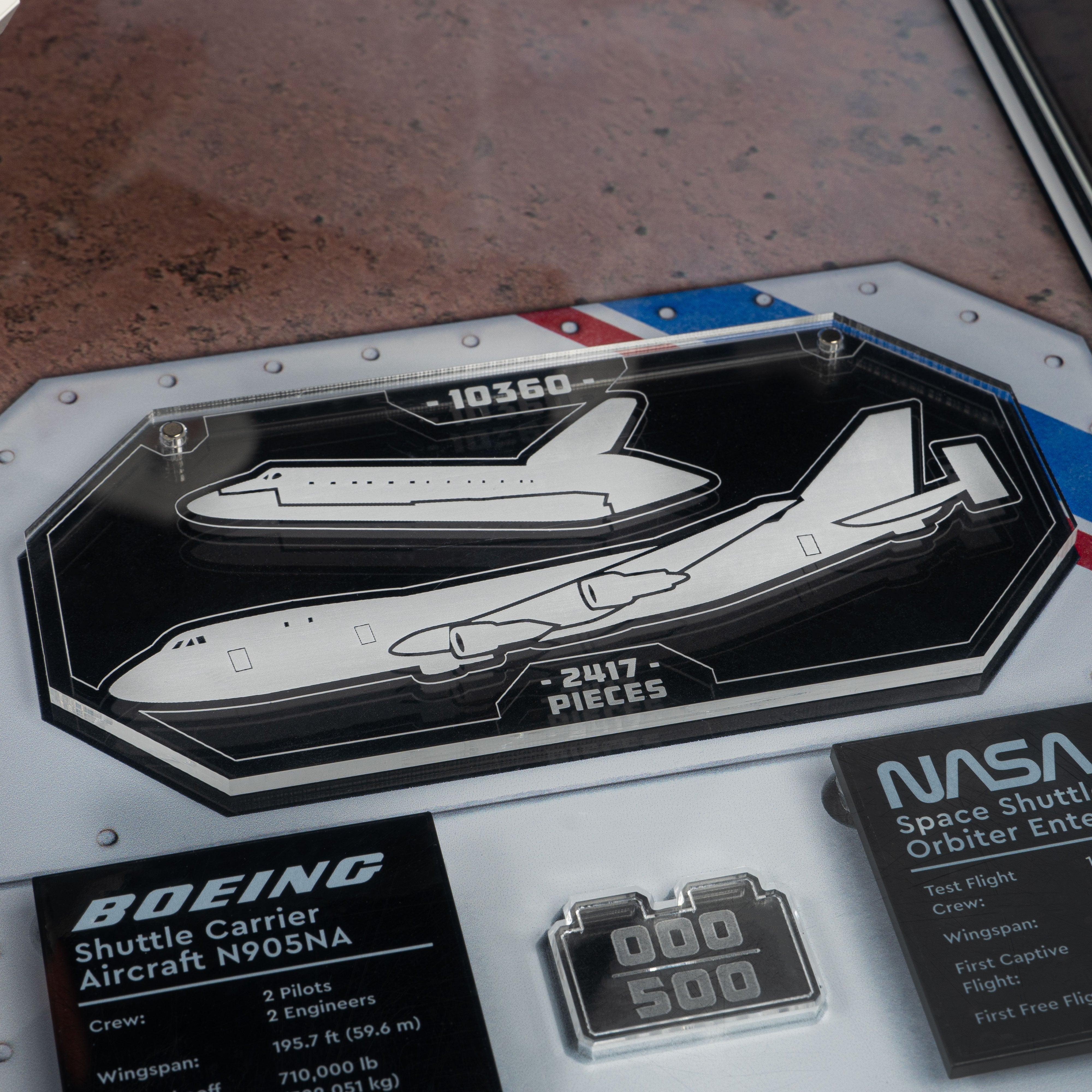 Limited Edition Display Case for LEGO® Icons: Shuttle Carrier Aircraft (10360)