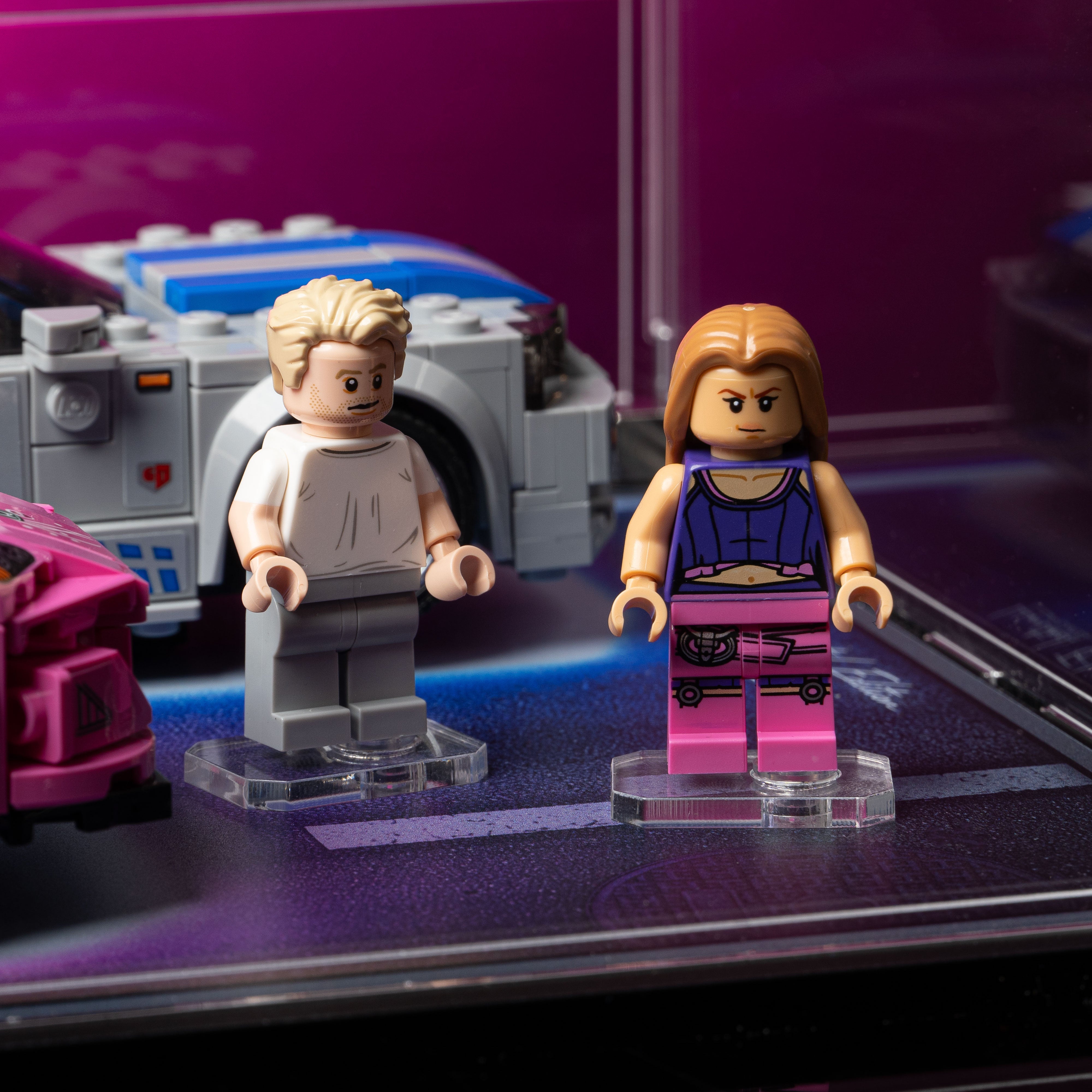 Limited Edition Display Case for LEGO® Speed Champions: 2 Fast 2 Furious Honda S2000 (77241) & Nissan Skyline GT-R (76917)