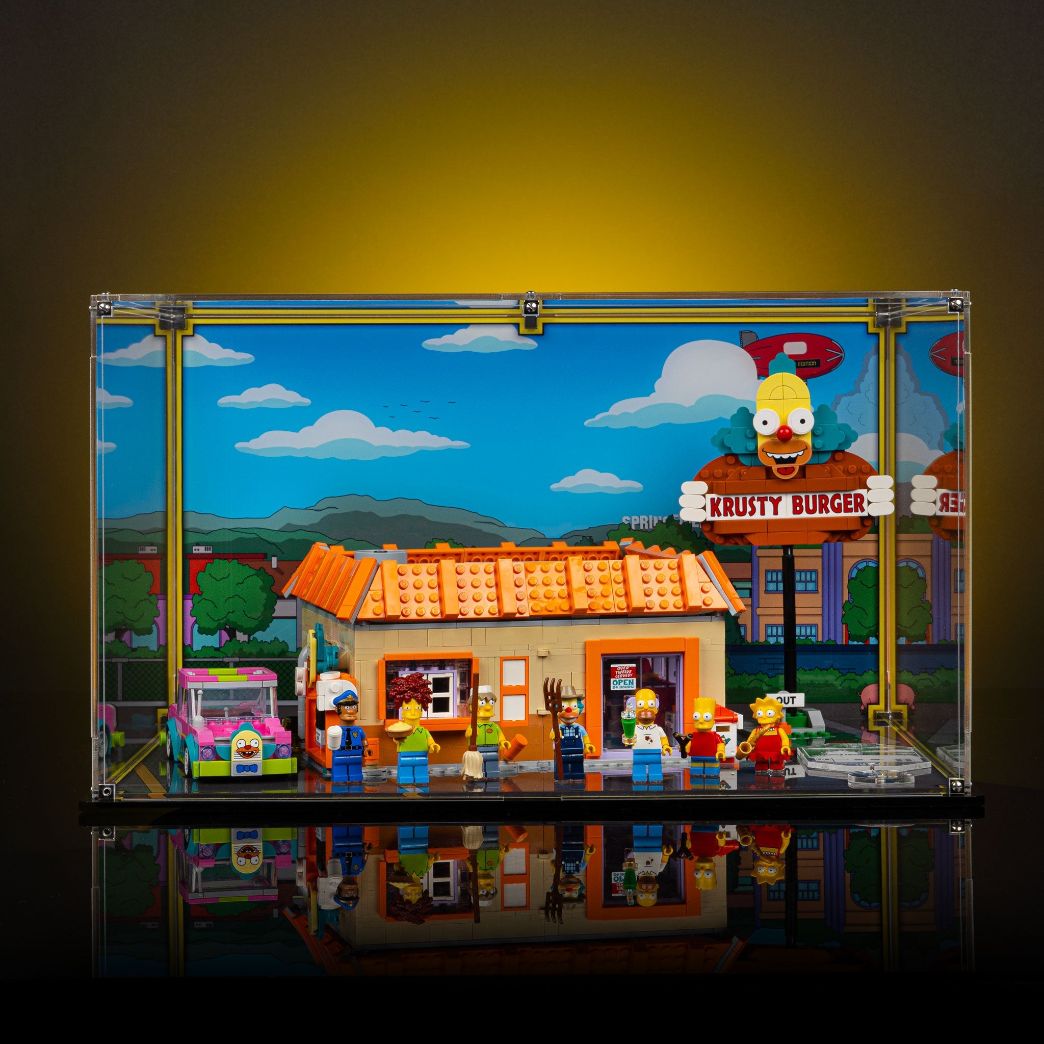 Limited Edition Display Case for LEGO® The Simpsons™: Krusty Burger (10352)