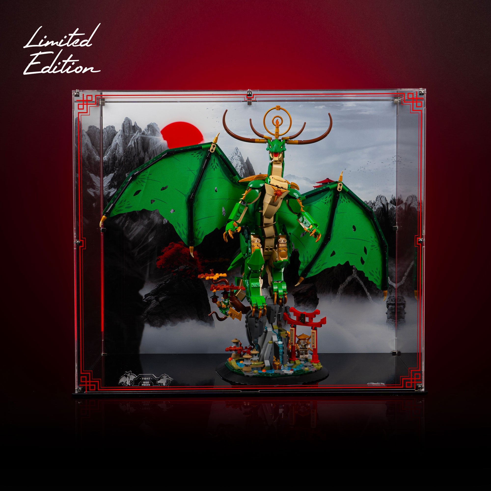 Limited Edition Display Case for LEGO® Ninjago®: The Guardian Dragon (71847)
