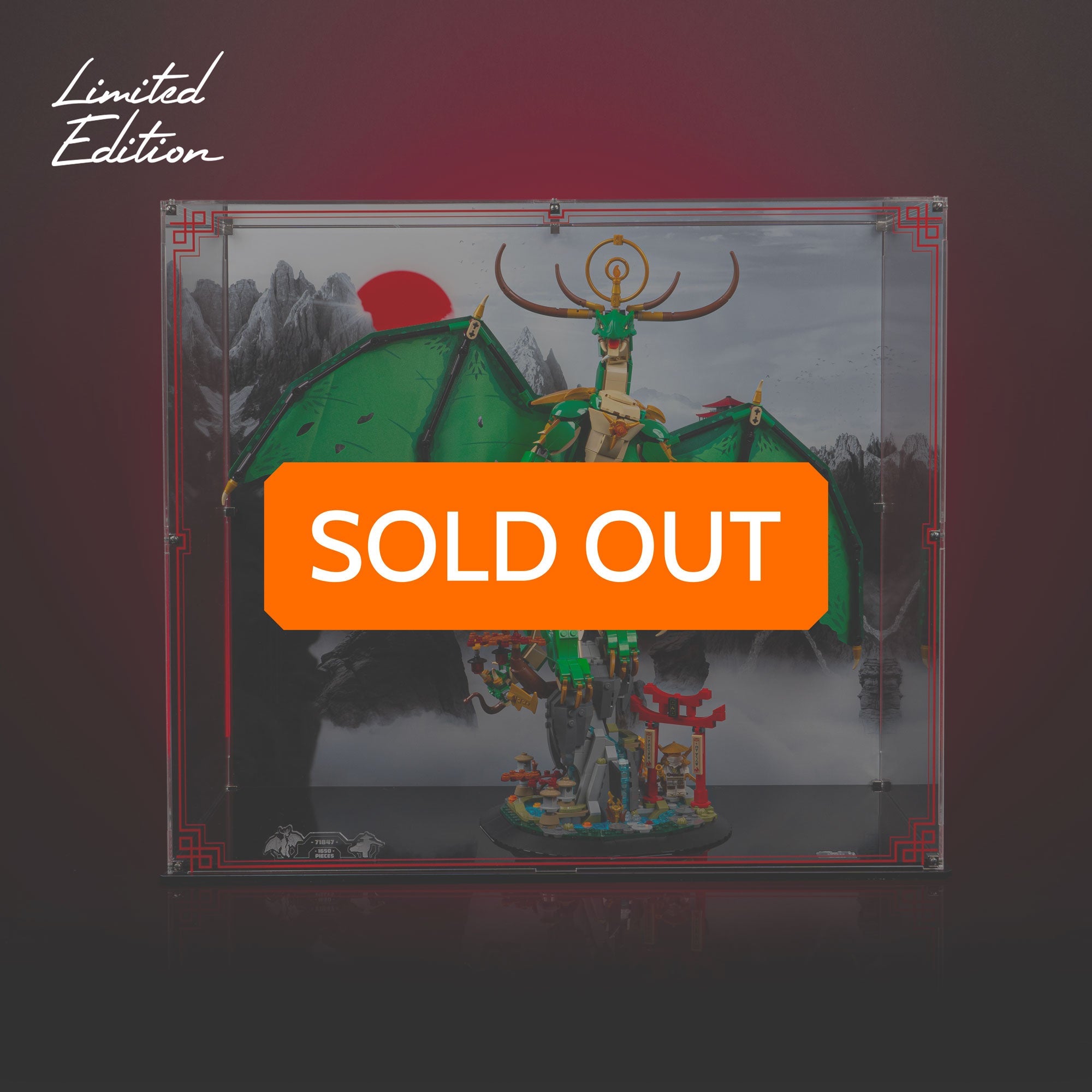 Limited Edition Display Case for LEGO® Ninjago®: The Guardian Dragon (71847)