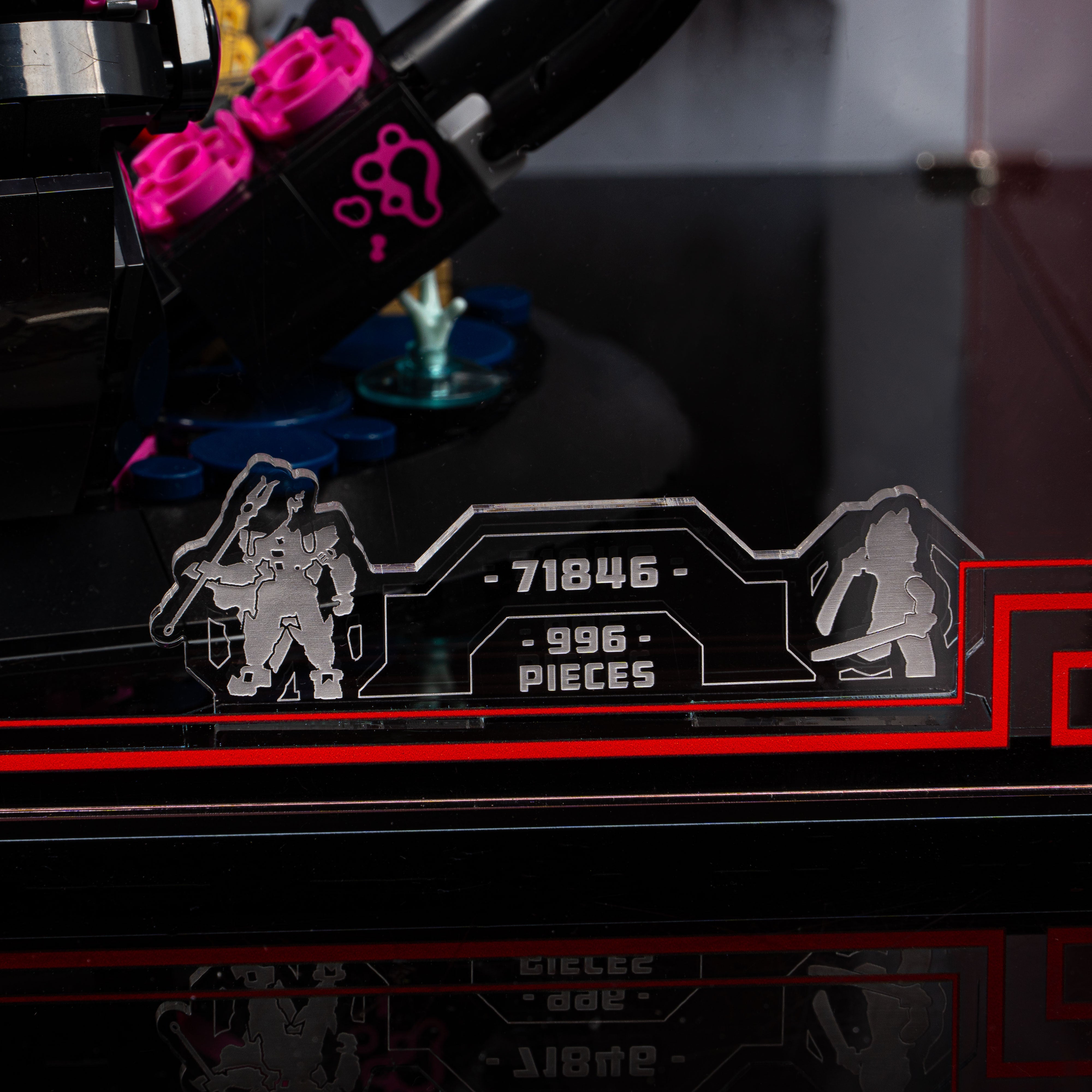 Limited Edition Display Case for LEGO® Ninjago®: The Fire Knight Mech (71846)