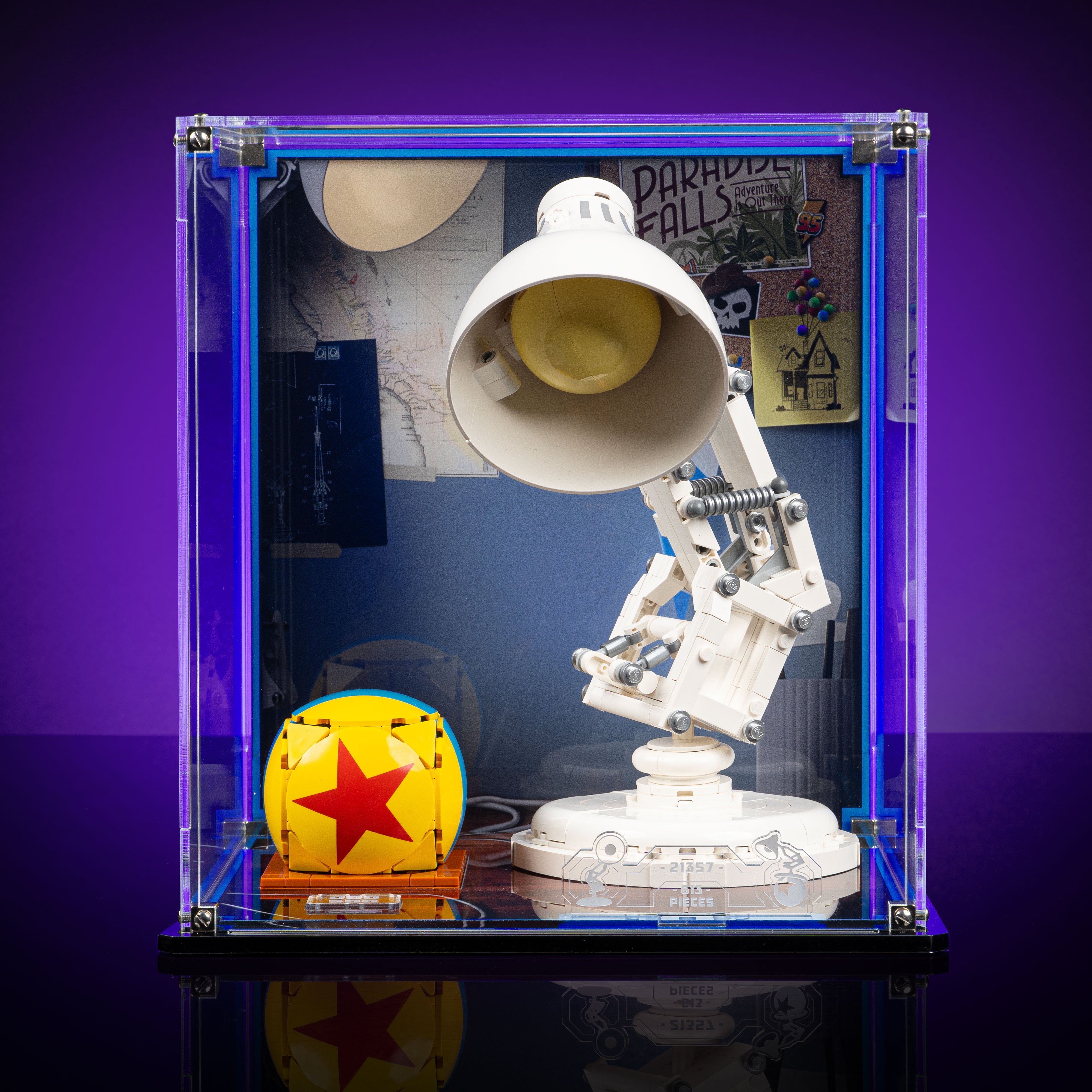Limited Edition Display Case for LEGO® Ideas: Disney Pixar Luxo Jr. (21357)
