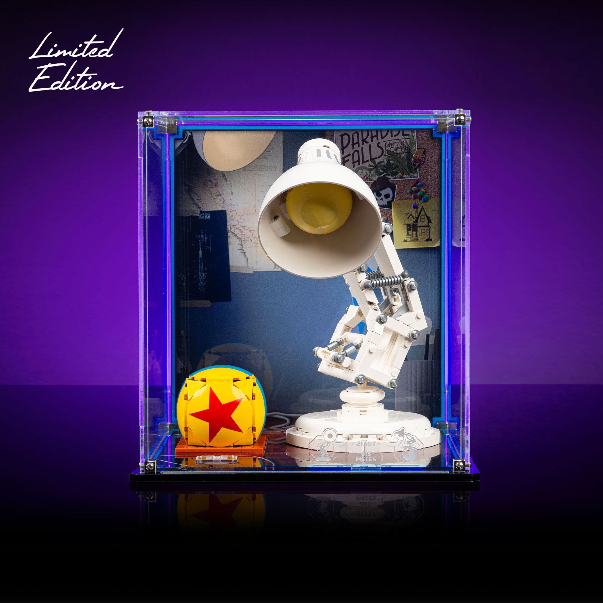 Limited Edition Display Case for LEGO® Ideas: Disney Pixar Luxo Jr. (21357)