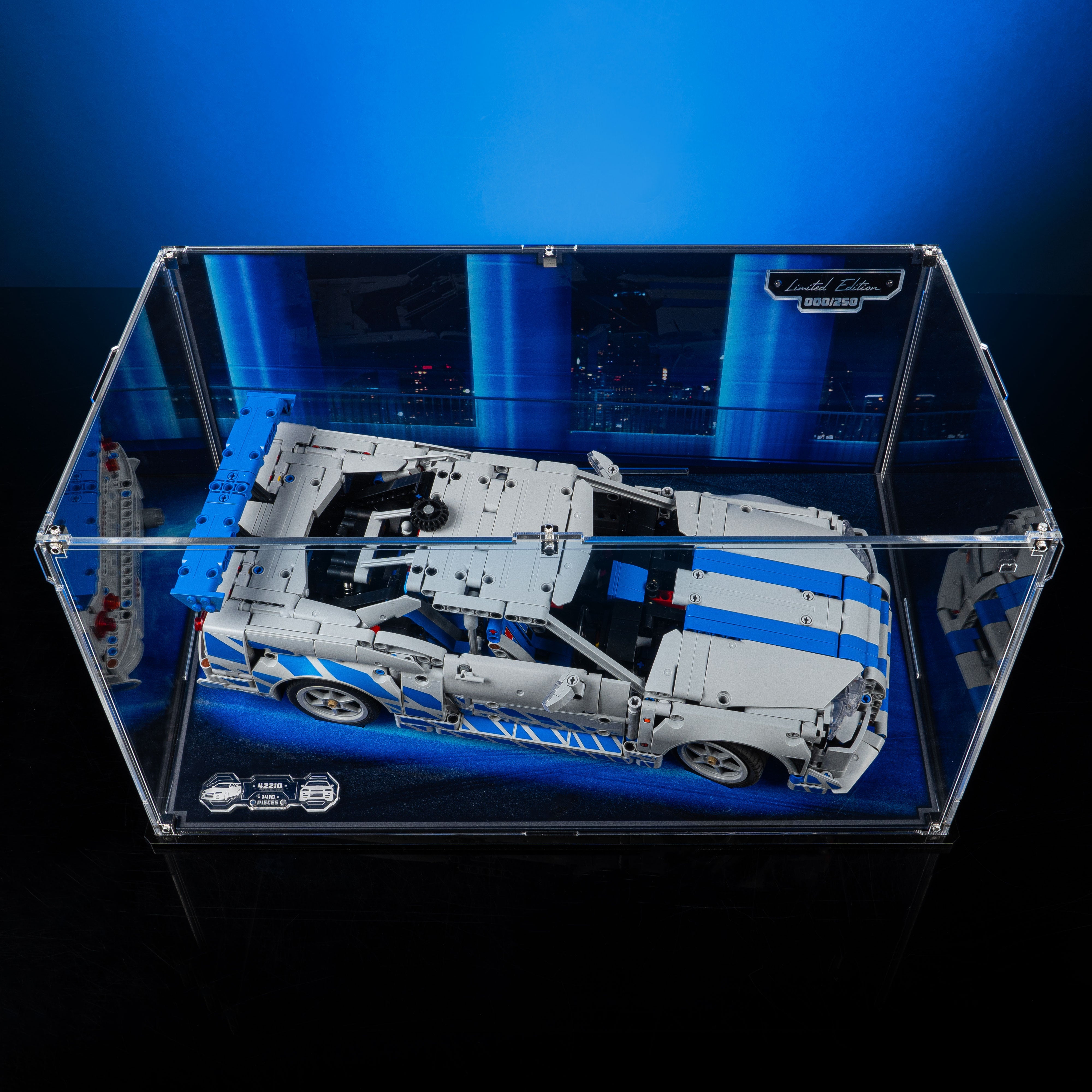 Limited Edition Display Case for LEGO® Technic: 2 Fast 2 Furious Nissan Skyline GT-R (R34) Car (42210)