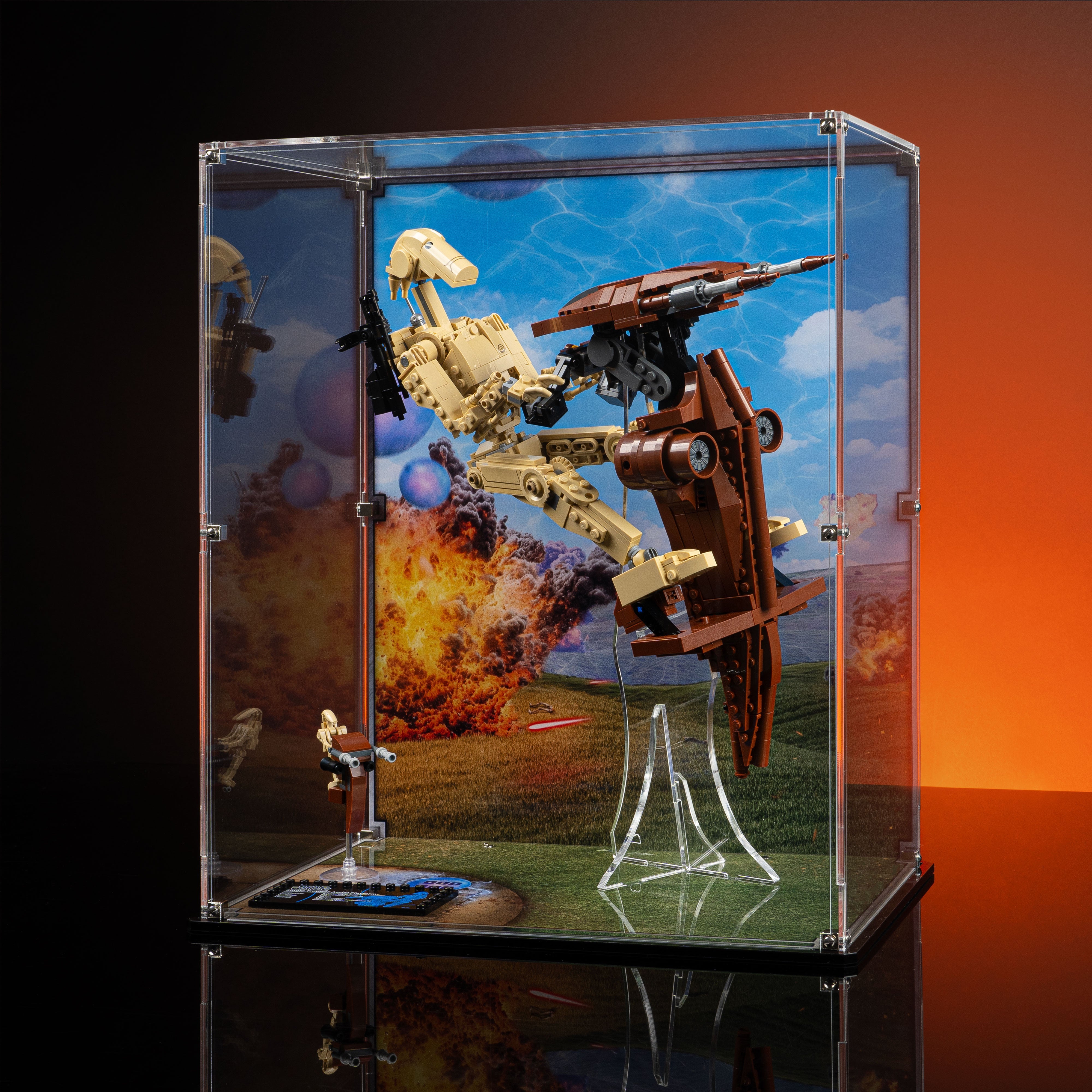 Limited Edition Display Case for LEGO® Star Wars™ Battle Droid with STAP (75428)