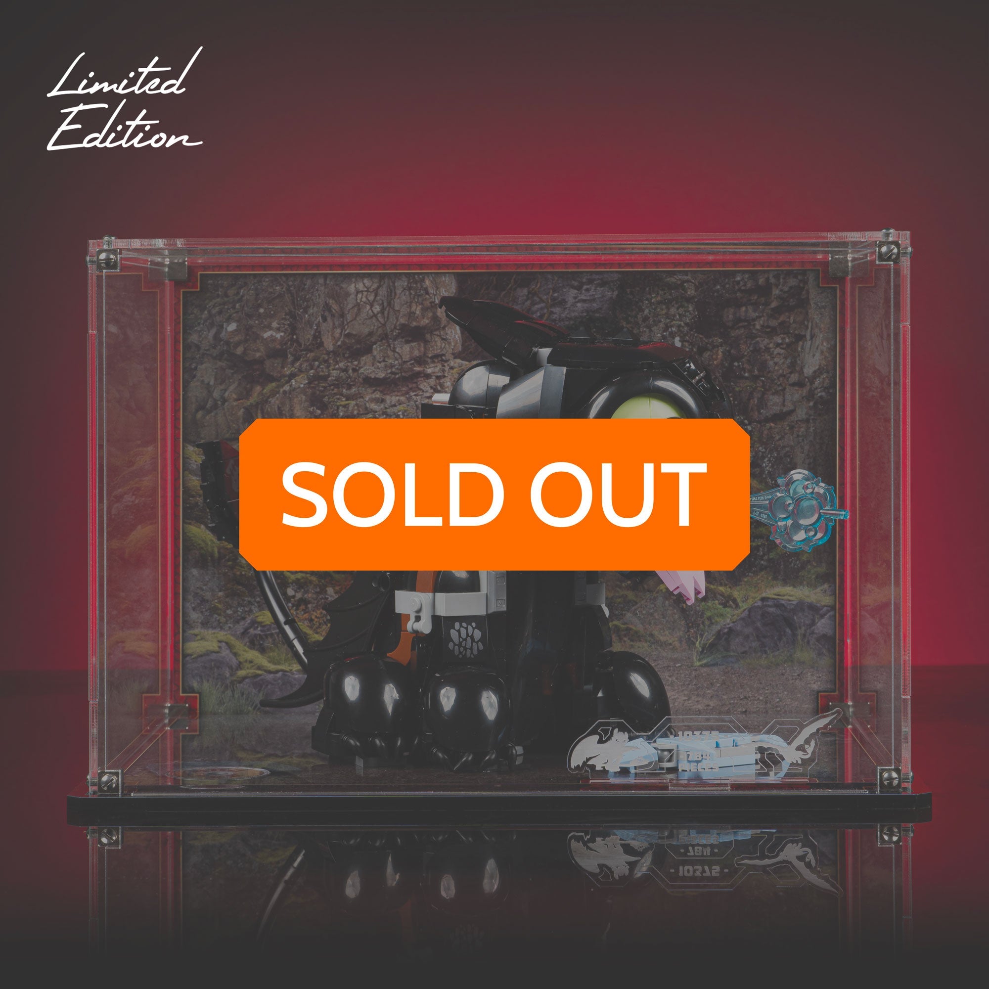 Limited Edition Display Case for LEGO® Icons: How to Train Your Dragon: Toothless (10375)