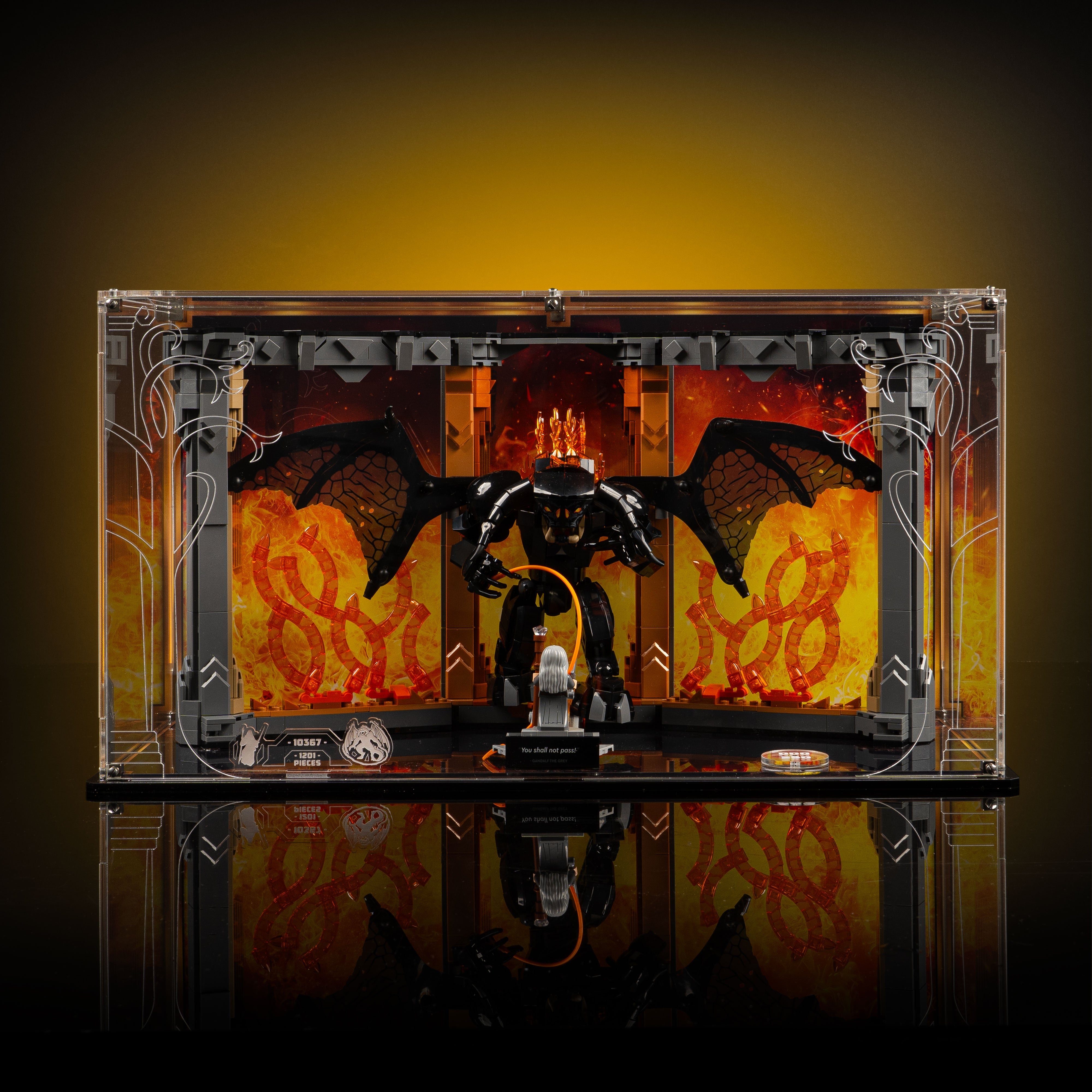 Limited Edition Display Case for LEGO® Icons: Lord of the Rings: Balrog™ Book Nook (10367)