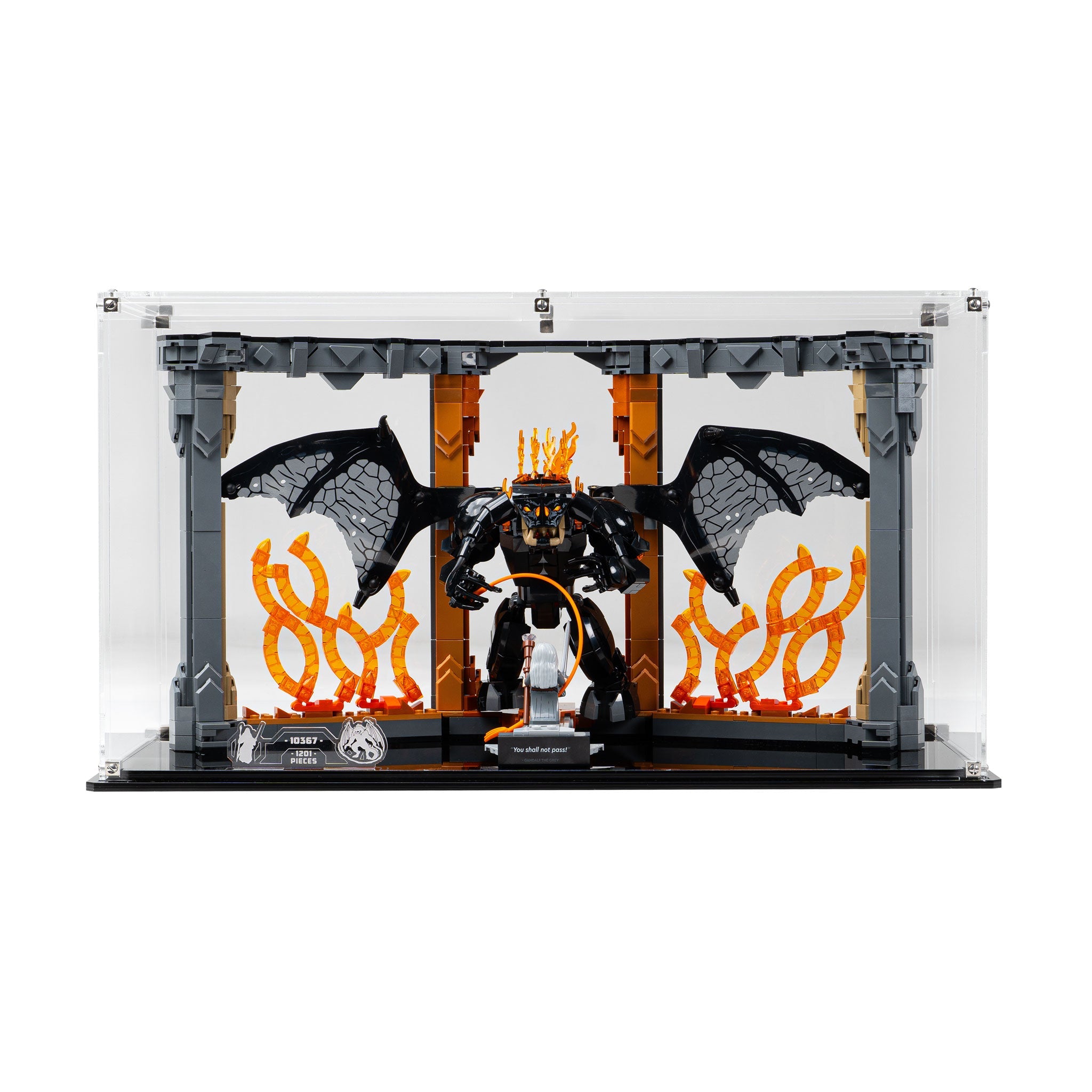 Display Case for LEGO® Icons: Lord of the Rings: Balrog™ Book Nook (10367)