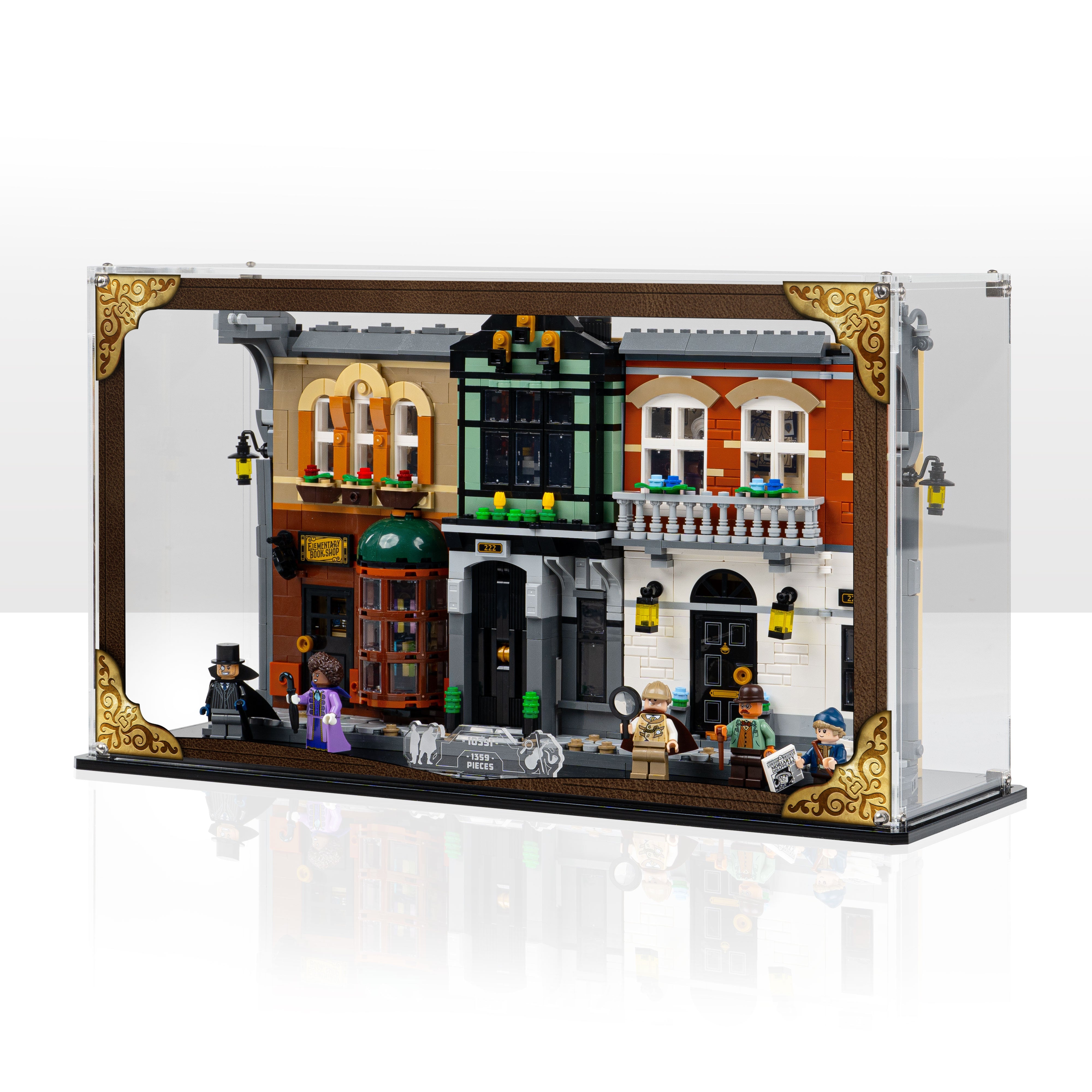 Display Case for LEGO® Icons: Sherlock Holmes Book Nook (10351)