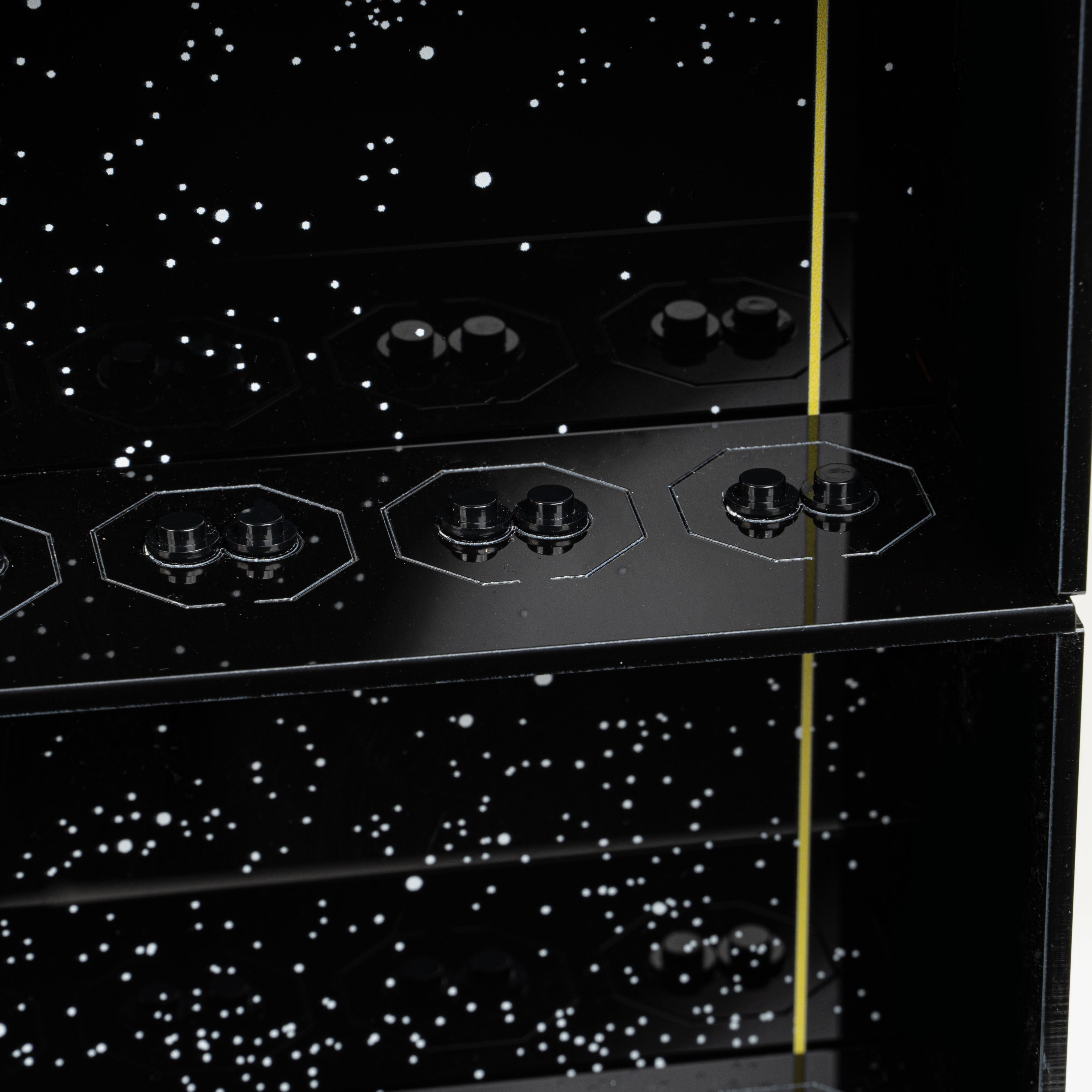 Wall Mounted Display Case for LEGO® Star Wars: Brick-Built Star Wars Logo & 124 Minifigures (75407)