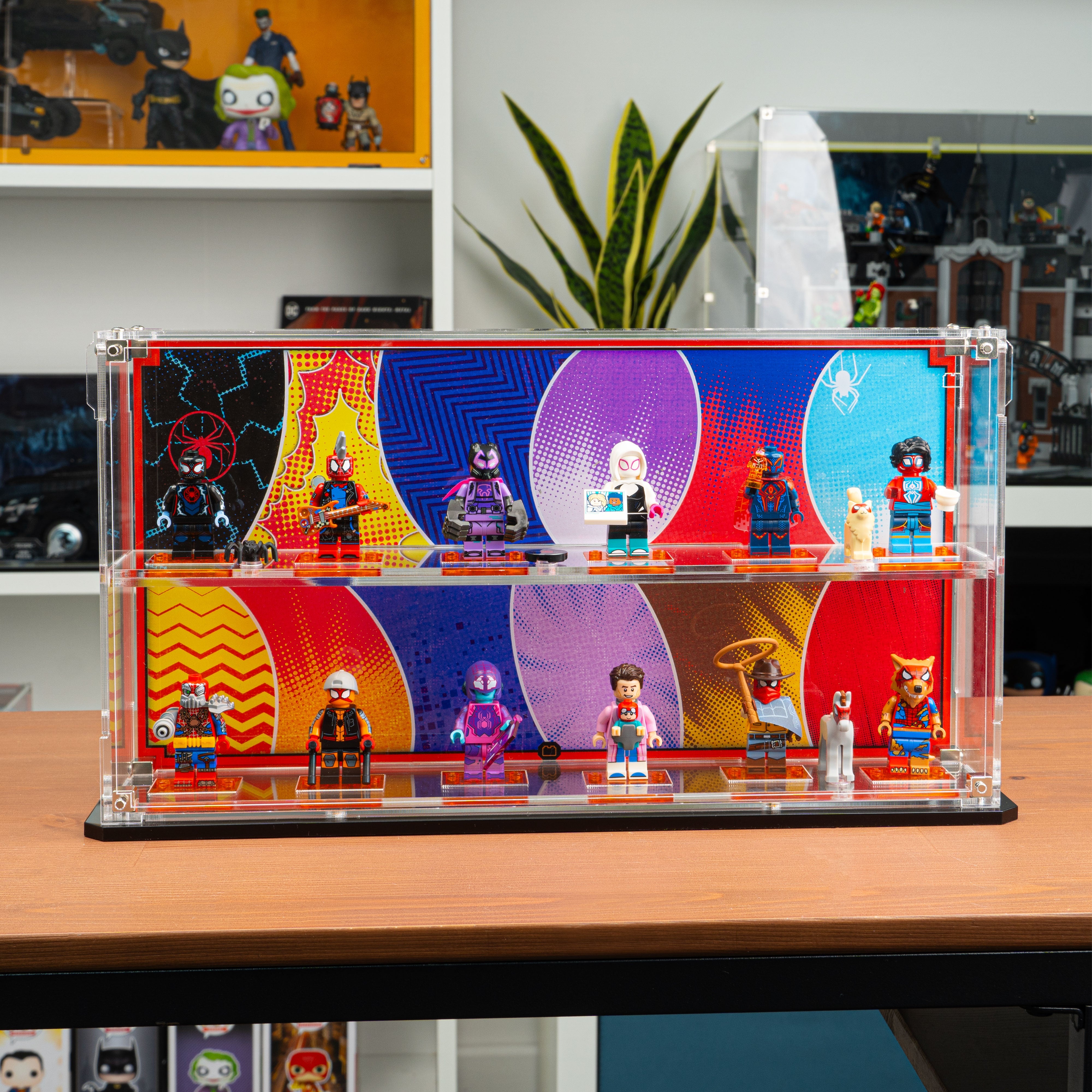 Display Case for LEGO® Spider-Man: Across the Spider-Verse Minifigures (71050)